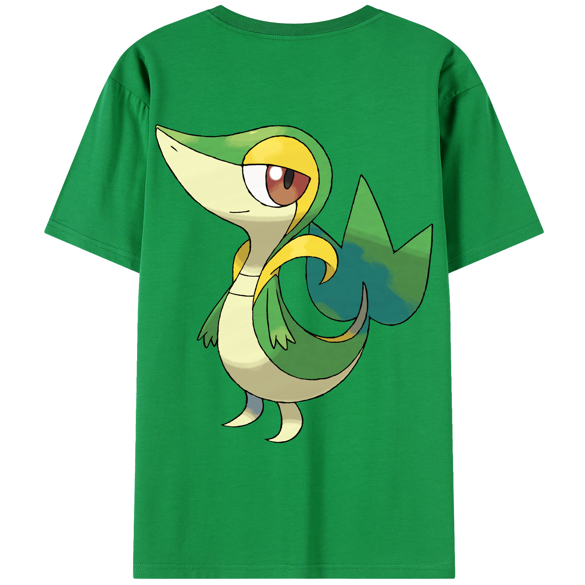 （画像用） ポケットモンスター Pokémon 綿100％ メンズ半袖Tシャツ（バックプリント） 通気性
