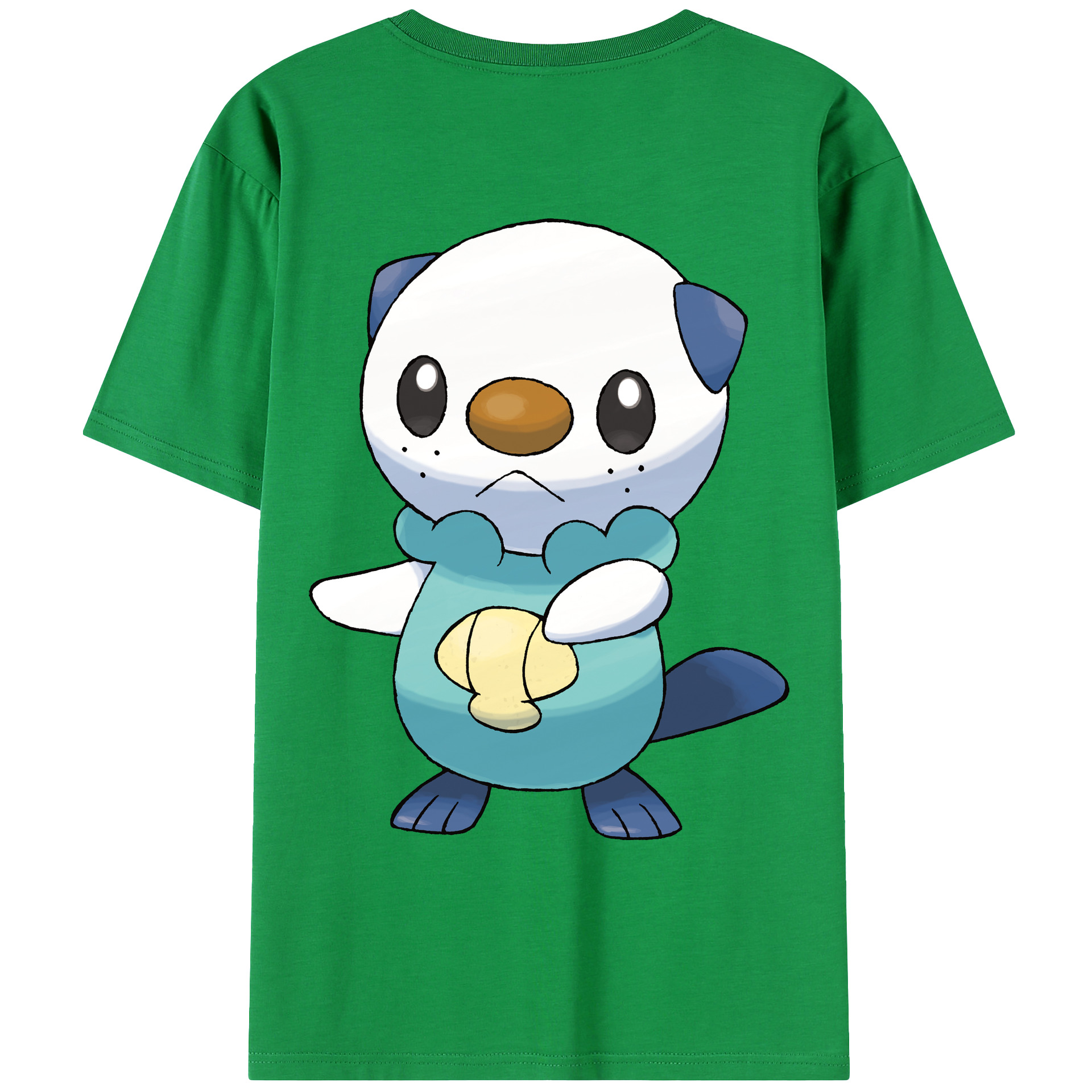 （画像用） ポケットモンスター Pokémon 綿100％ メンズ半袖Tシャツ（バックプリント） 通気性