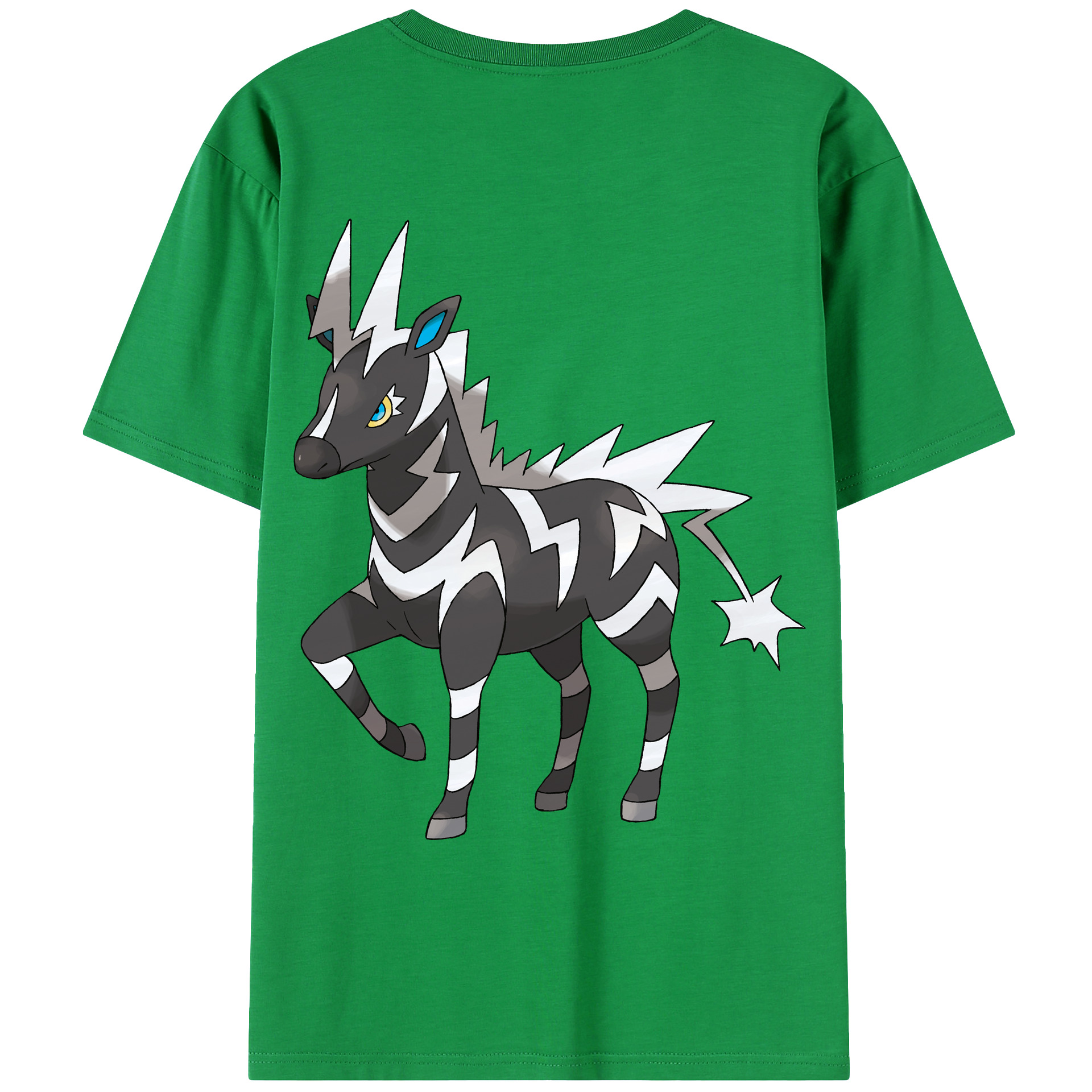 （画像用） ポケットモンスター Pokémon 綿100％ メンズ半袖Tシャツ（バックプリント） 通気性