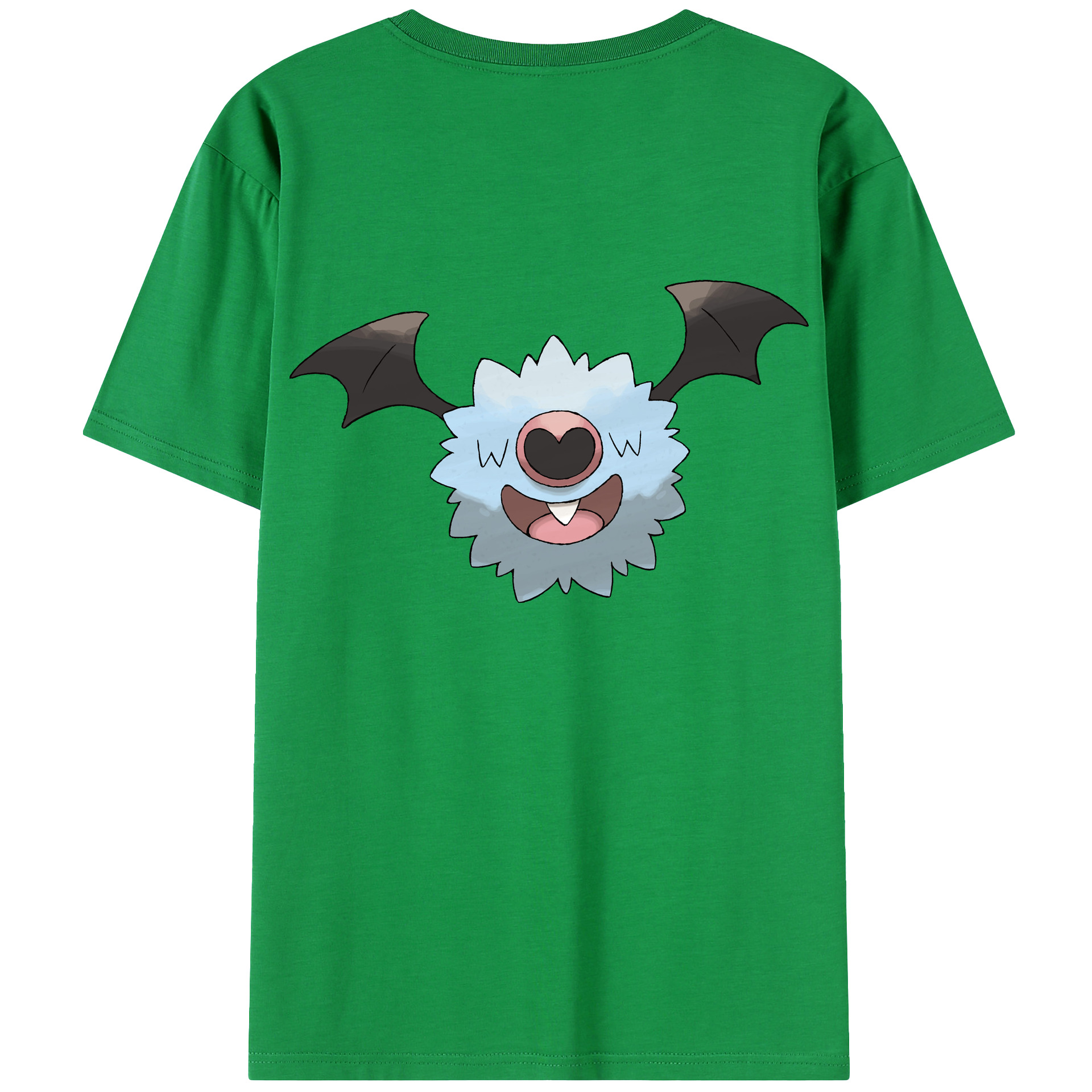 （画像用） ポケットモンスター Pokémon 綿100％ メンズ半袖Tシャツ（バックプリント） 通気性