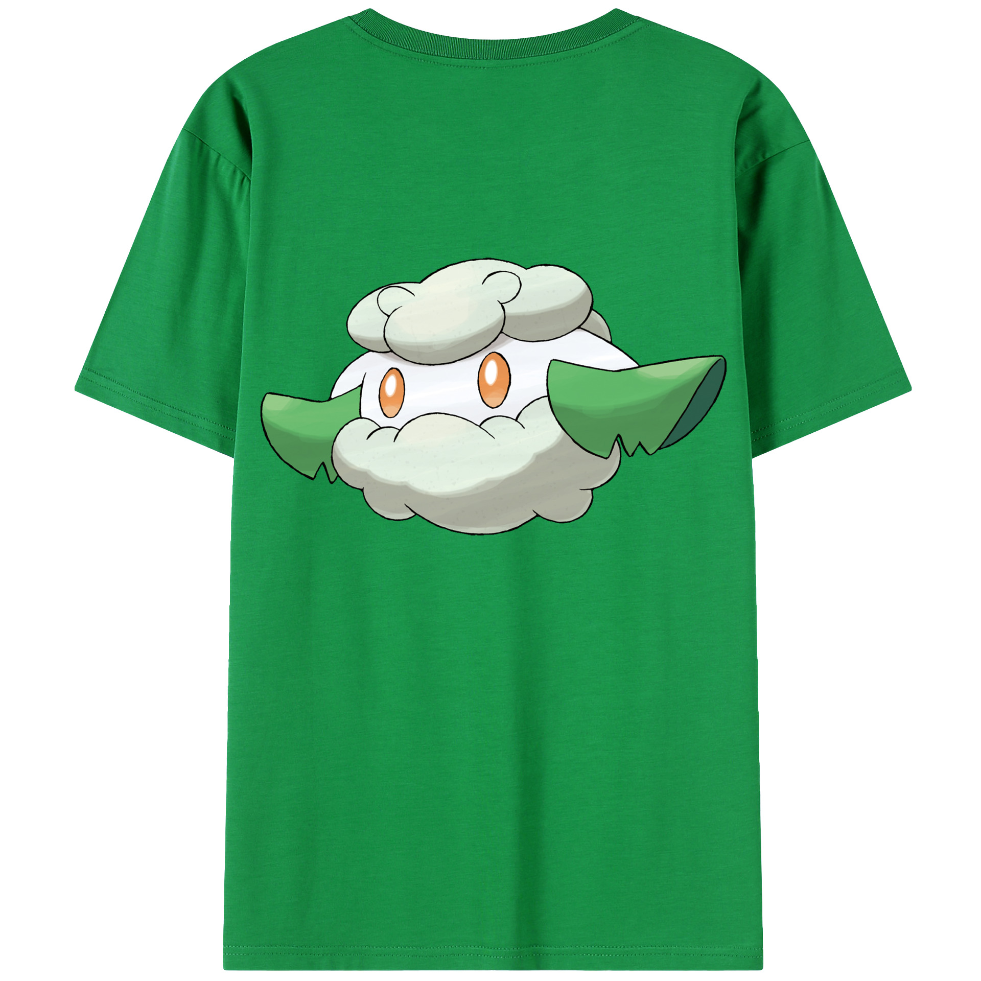 （画像用） ポケットモンスター Pokémon 綿100％ メンズ半袖Tシャツ（バックプリント） 通気性