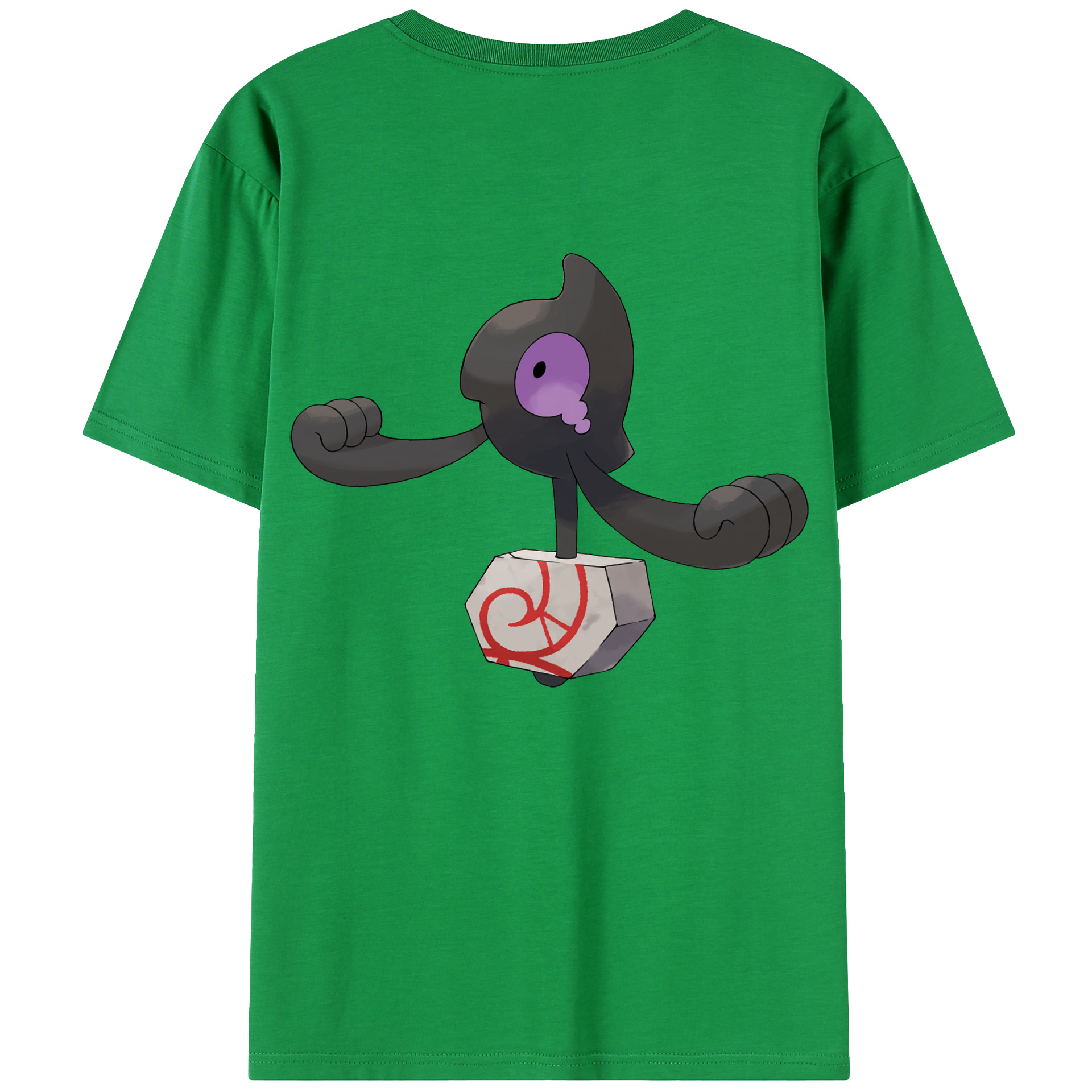 （画像用） ポケットモンスター Pokémon 綿100％ メンズ半袖Tシャツ（バックプリント） 通気性