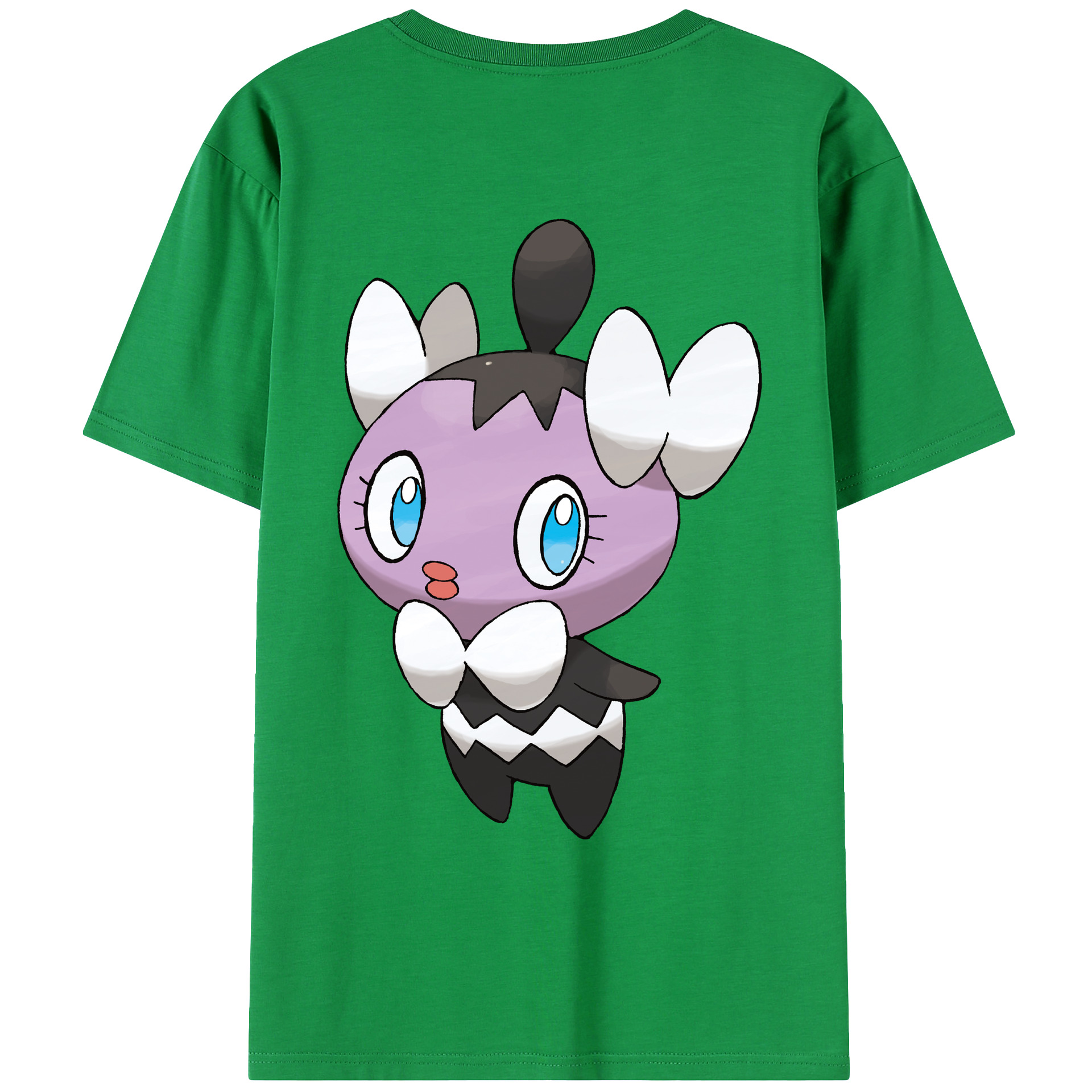 （画像用） ポケットモンスター Pokémon 綿100％ メンズ半袖Tシャツ（バックプリント） 通気性