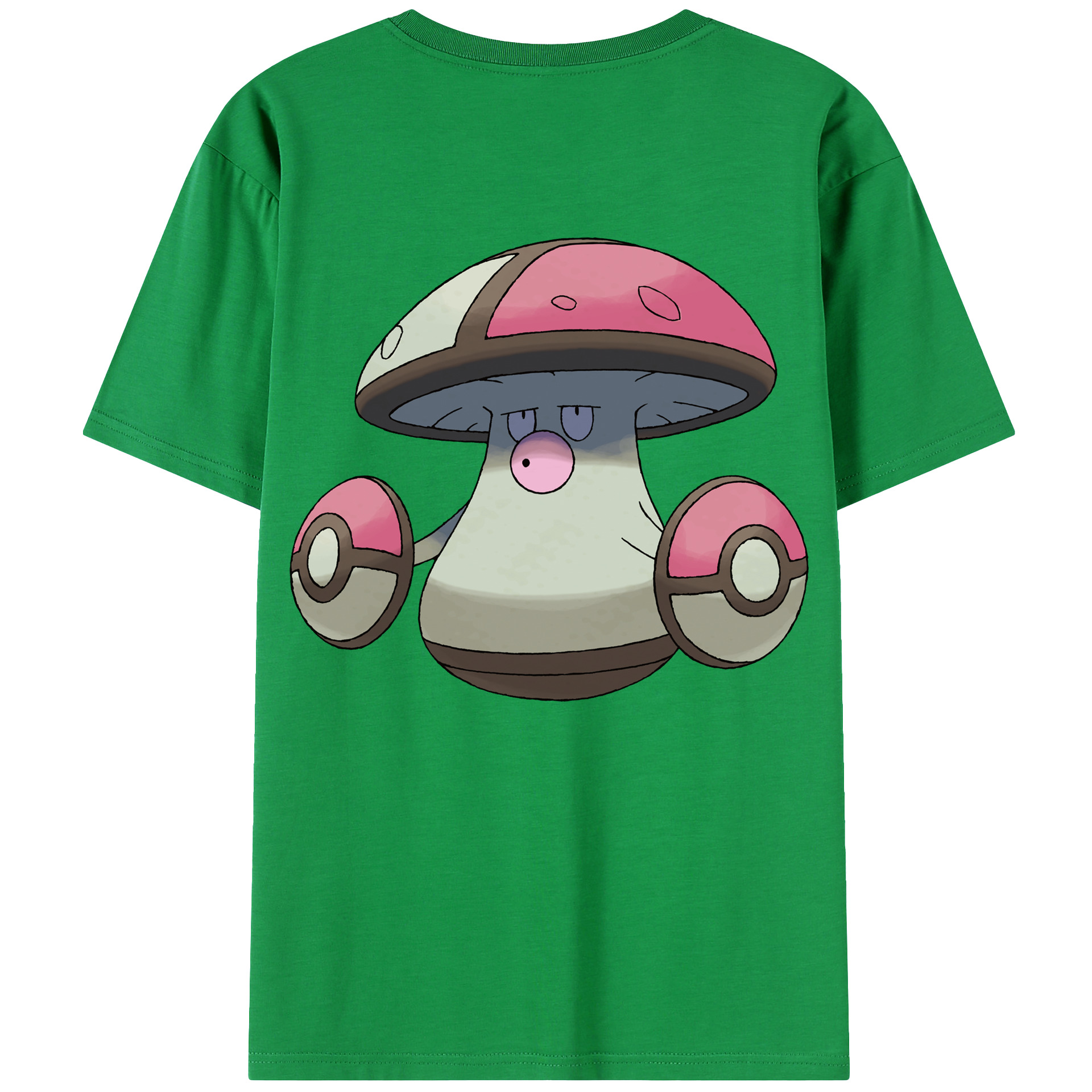 （画像用） ポケットモンスター Pokémon 綿100％ メンズ半袖Tシャツ（バックプリント） 通気性