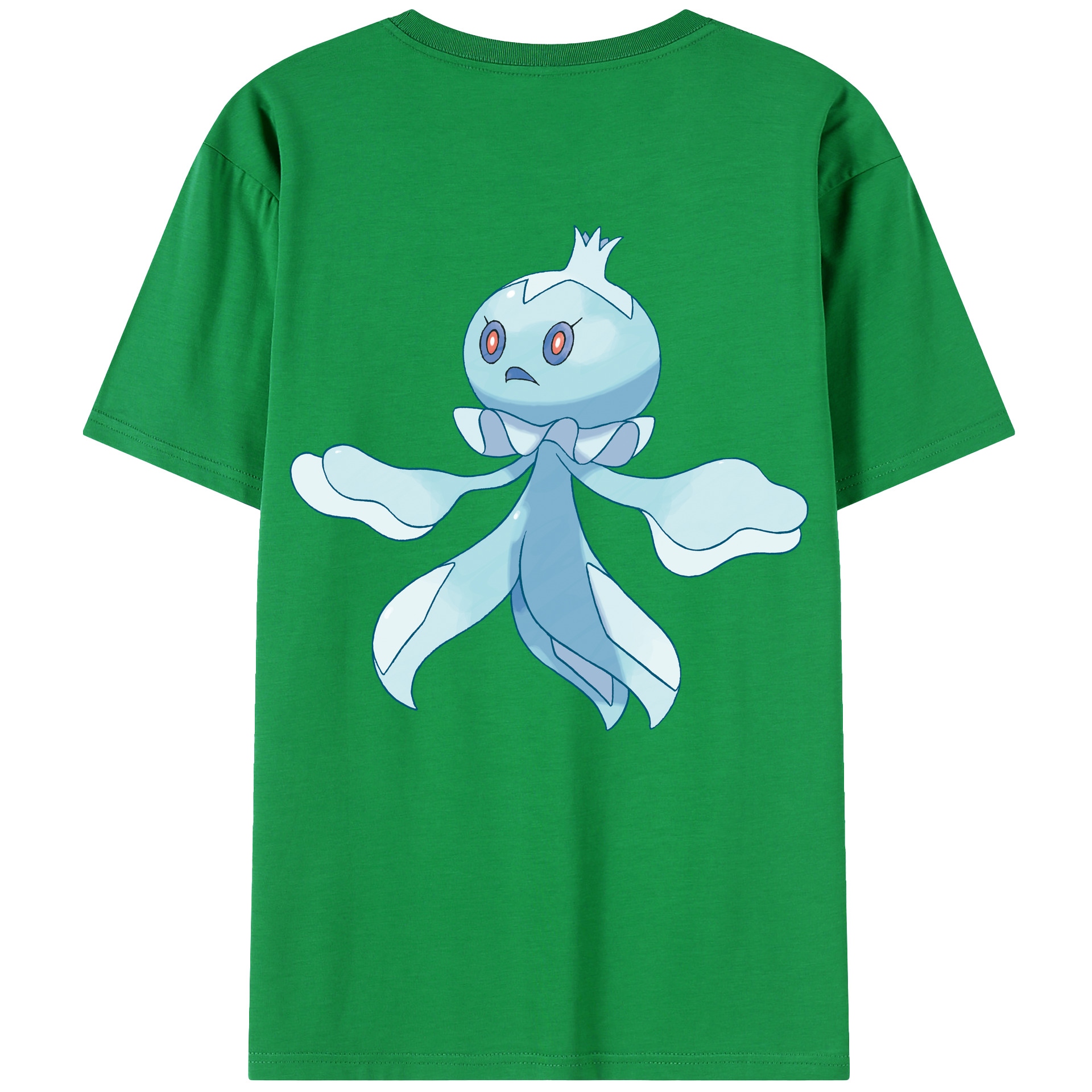 （画像用） ポケットモンスター Pokémon 綿100％ メンズ半袖Tシャツ（バックプリント） 通気性