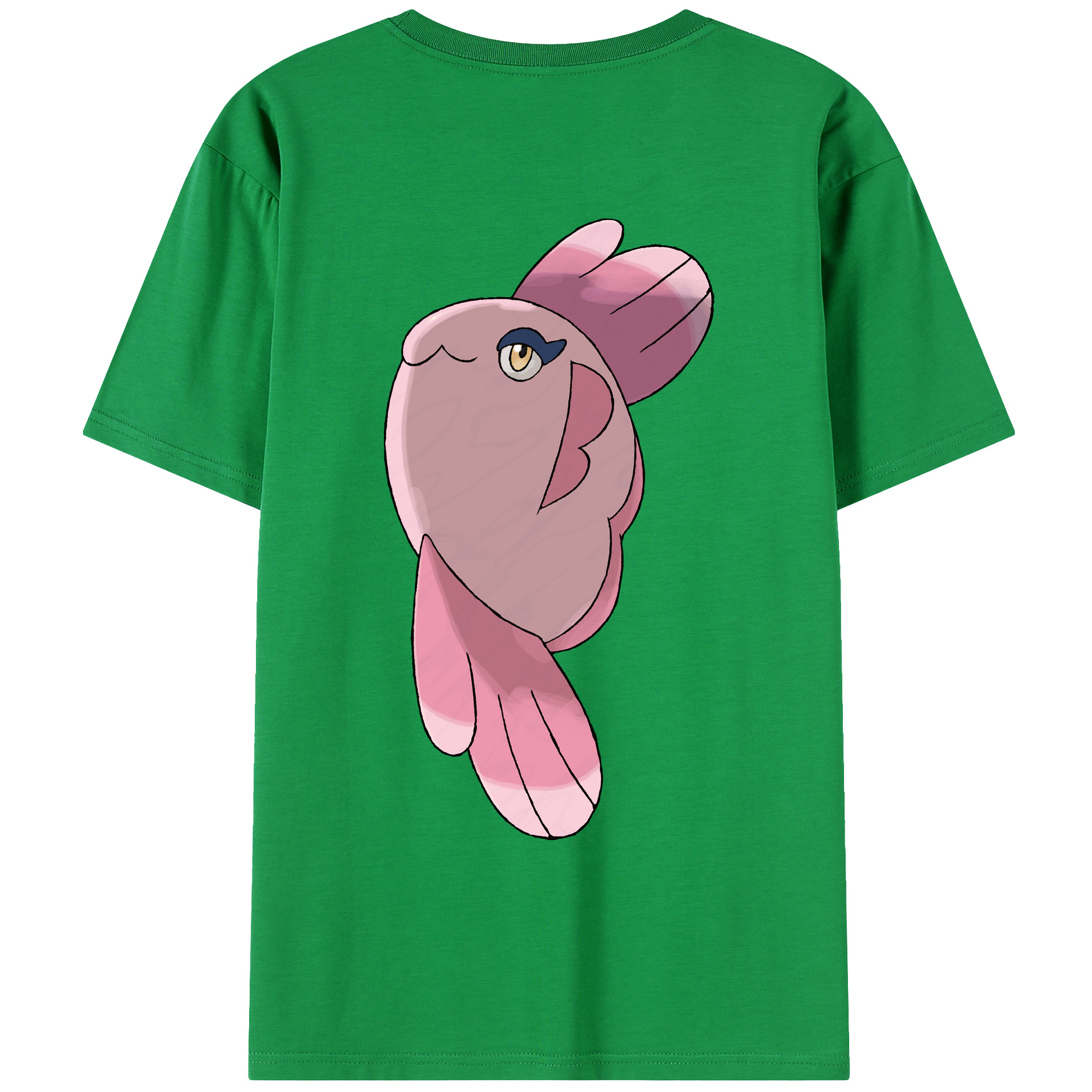 （画像用） ポケットモンスター Pokémon 綿100％ メンズ半袖Tシャツ（バックプリント） 通気性
