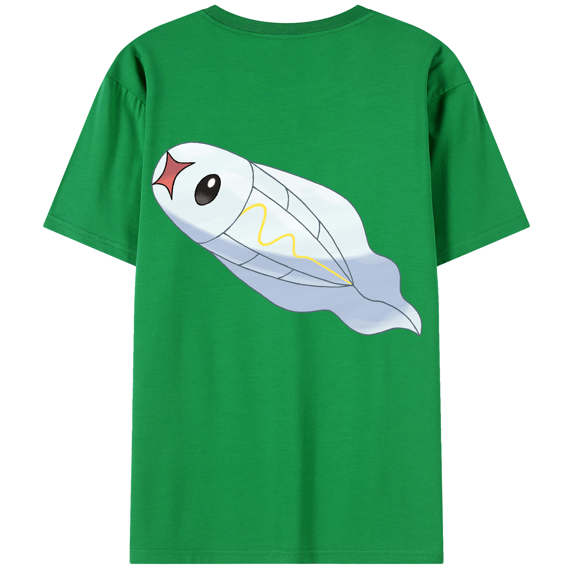 （画像用） ポケットモンスター Pokémon 綿100％ メンズ半袖Tシャツ（バックプリント） 通気性