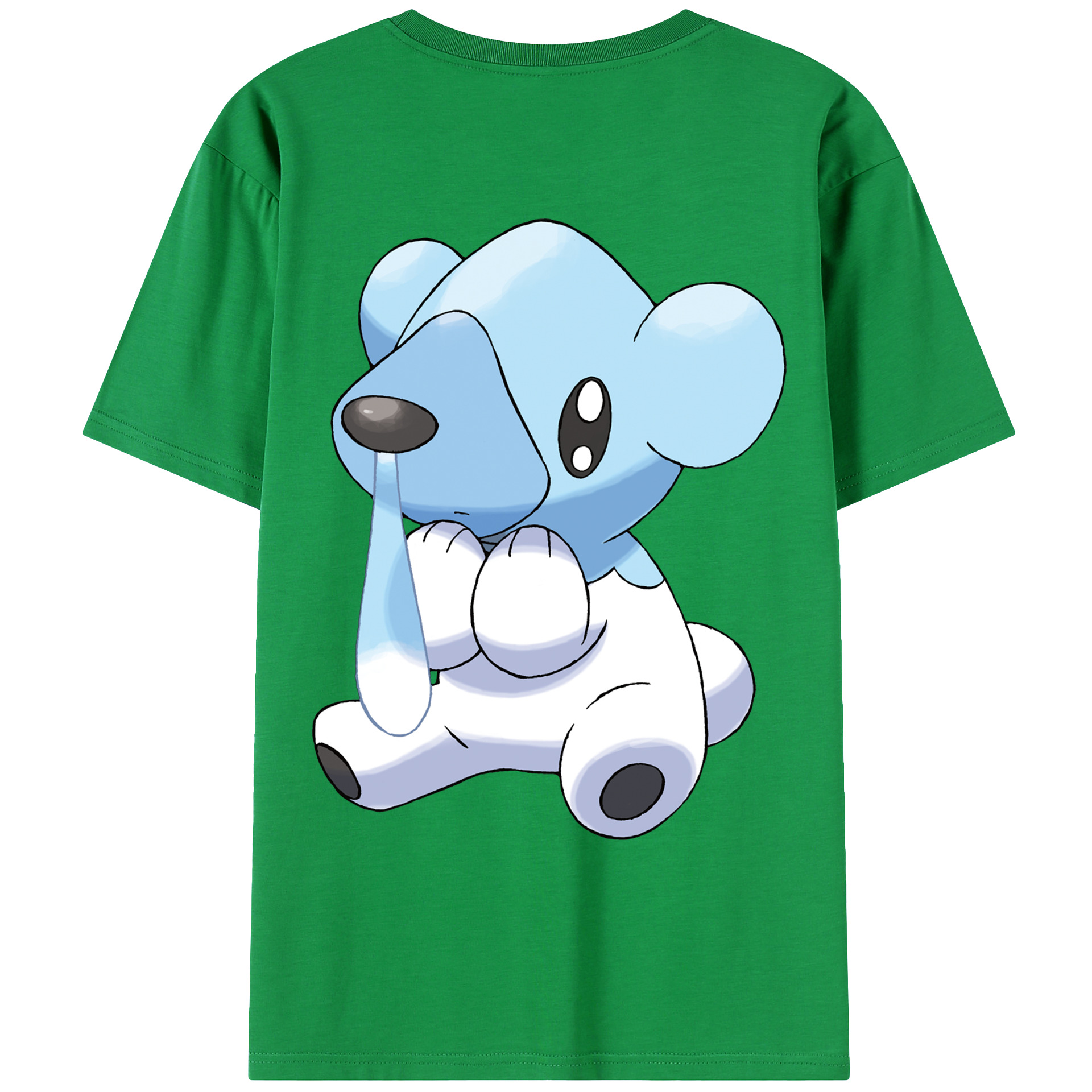 （画像用） ポケットモンスター Pokémon 綿100％ メンズ半袖Tシャツ（バックプリント） 通気性