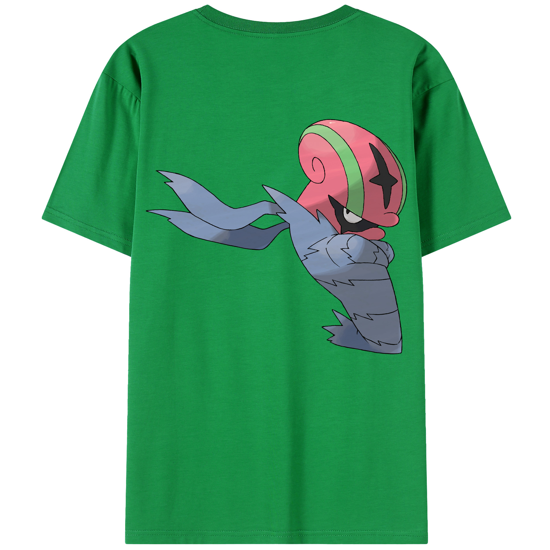 （画像用） ポケットモンスター Pokémon 綿100％ メンズ半袖Tシャツ（バックプリント） 通気性