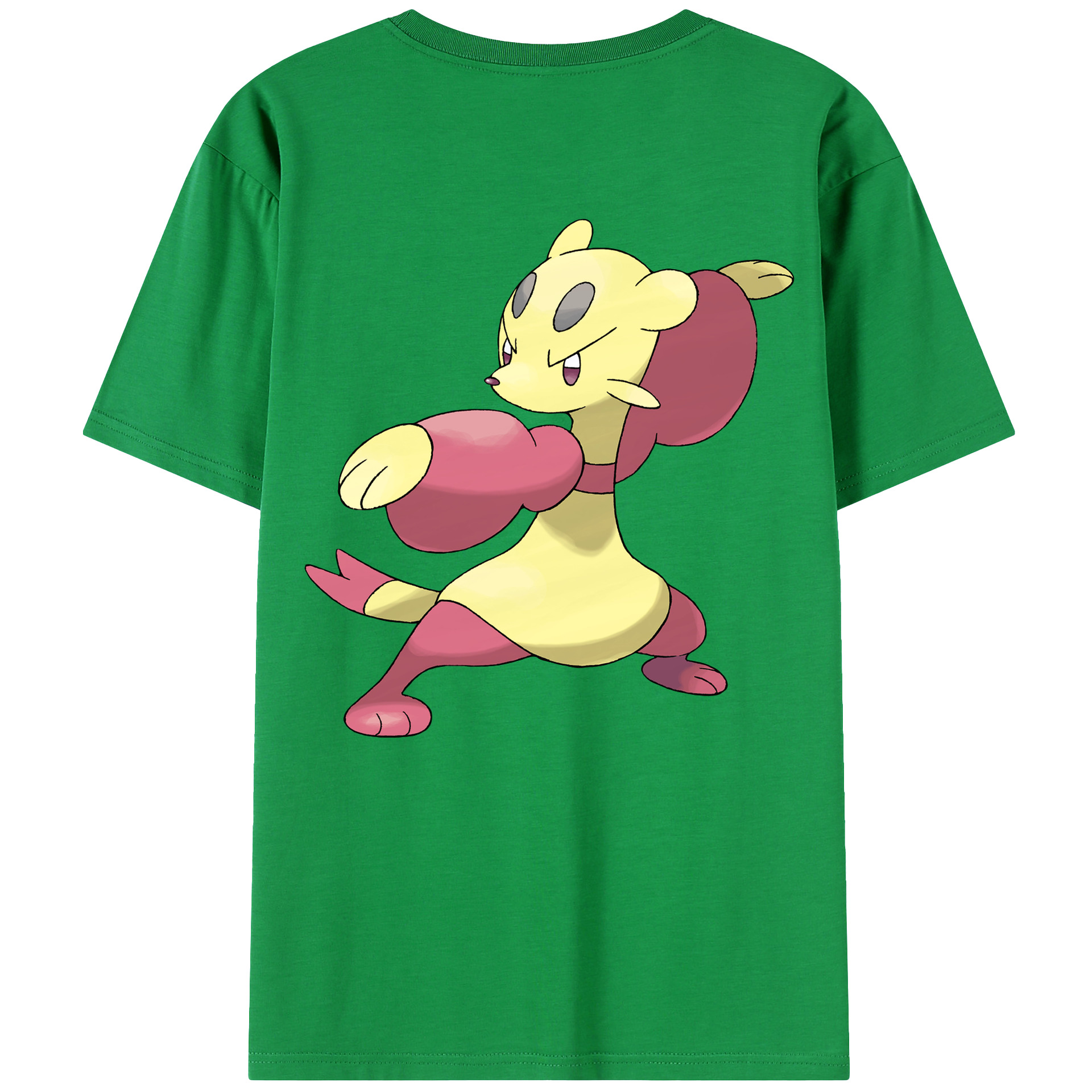 （画像用） ポケットモンスター Pokémon 綿100％ メンズ半袖Tシャツ（バックプリント） 通気性