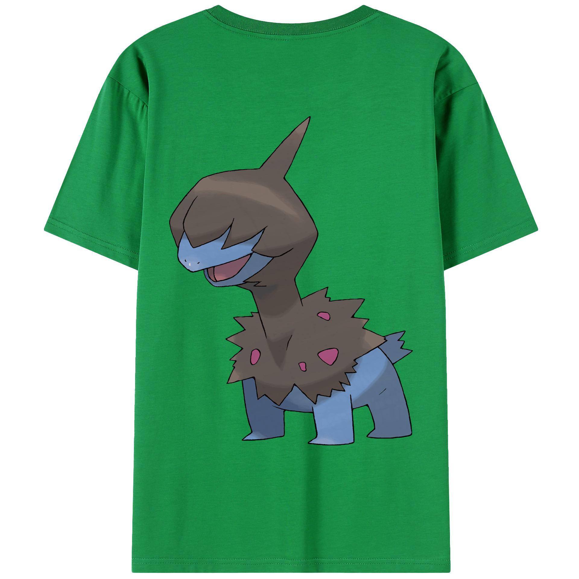 （画像用） ポケットモンスター Pokémon 綿100％ メンズ半袖Tシャツ（バックプリント） 通気性