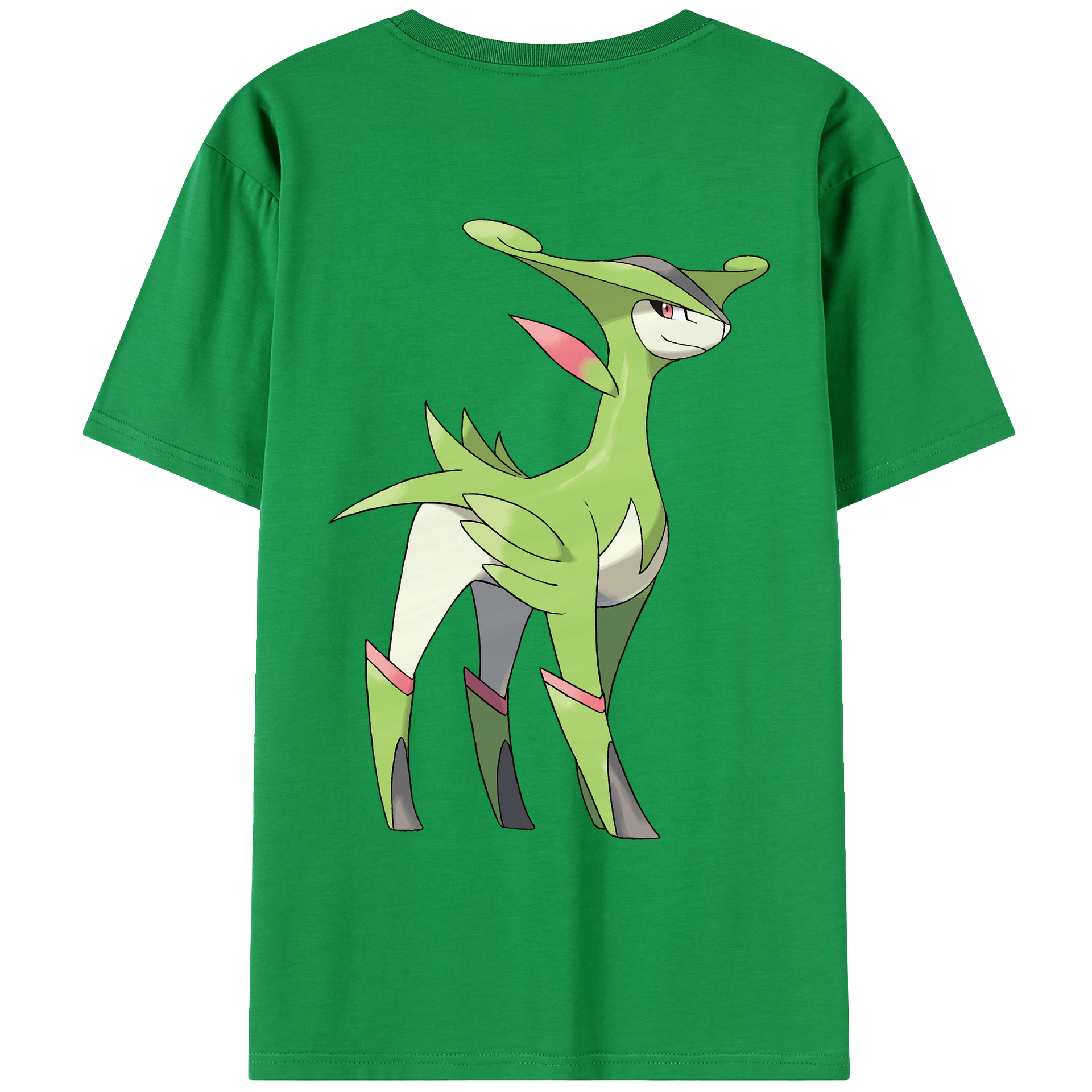 （画像用） ポケットモンスター Pokémon 綿100％ メンズ半袖Tシャツ（バックプリント） 通気性