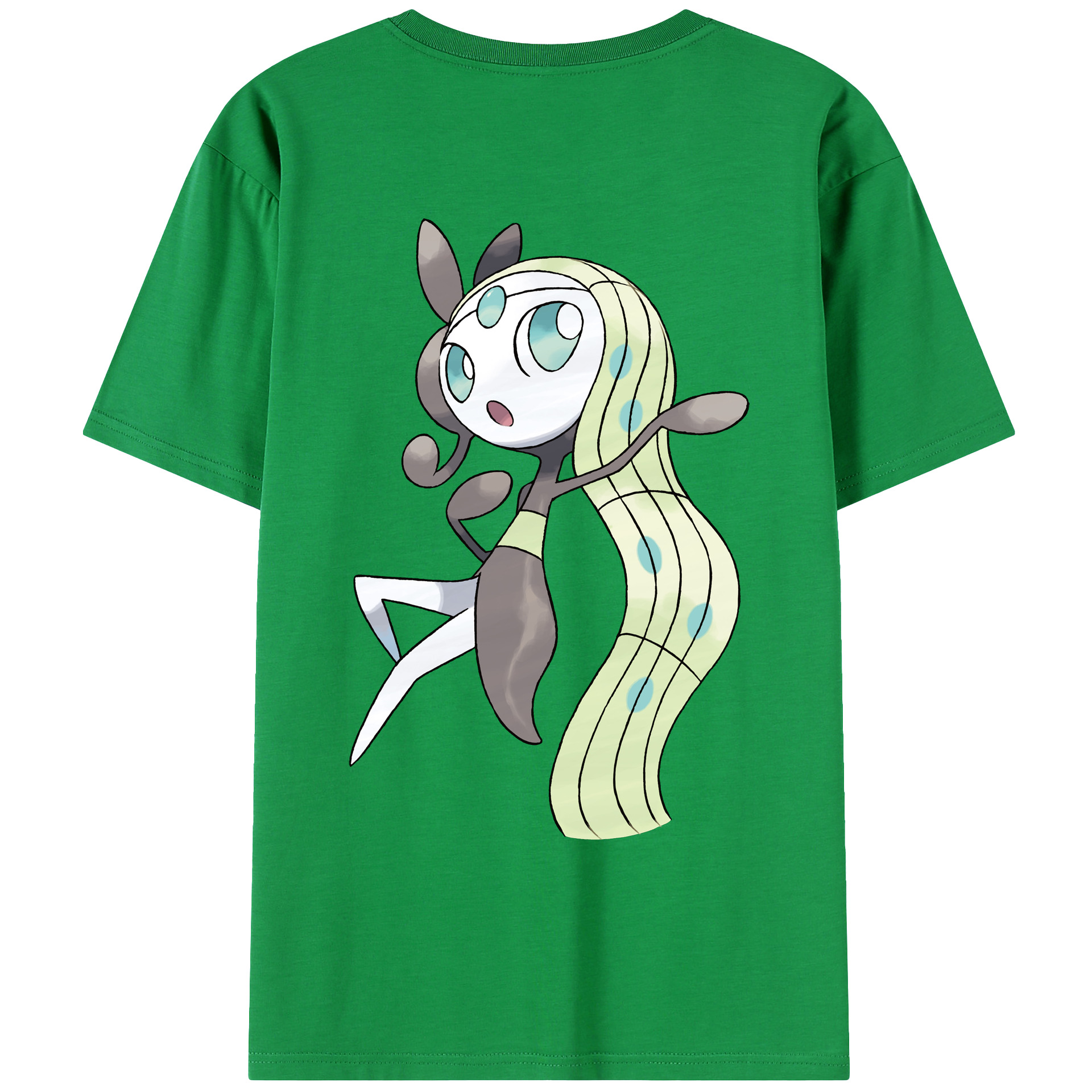（画像用） ポケットモンスター Pokémon 綿100％ メンズ半袖Tシャツ（バックプリント） 通気性