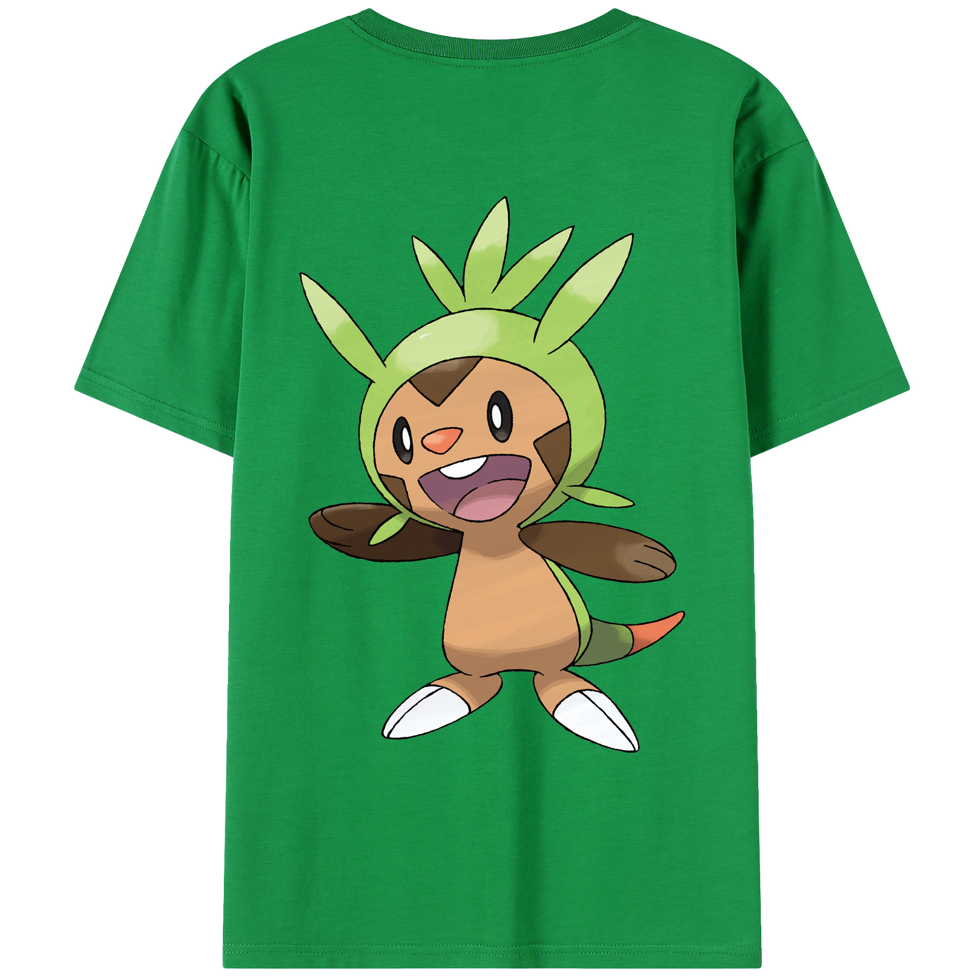 （画像用） ポケットモンスター Pokémon 綿100％ メンズ半袖Tシャツ（バックプリント） 通気性