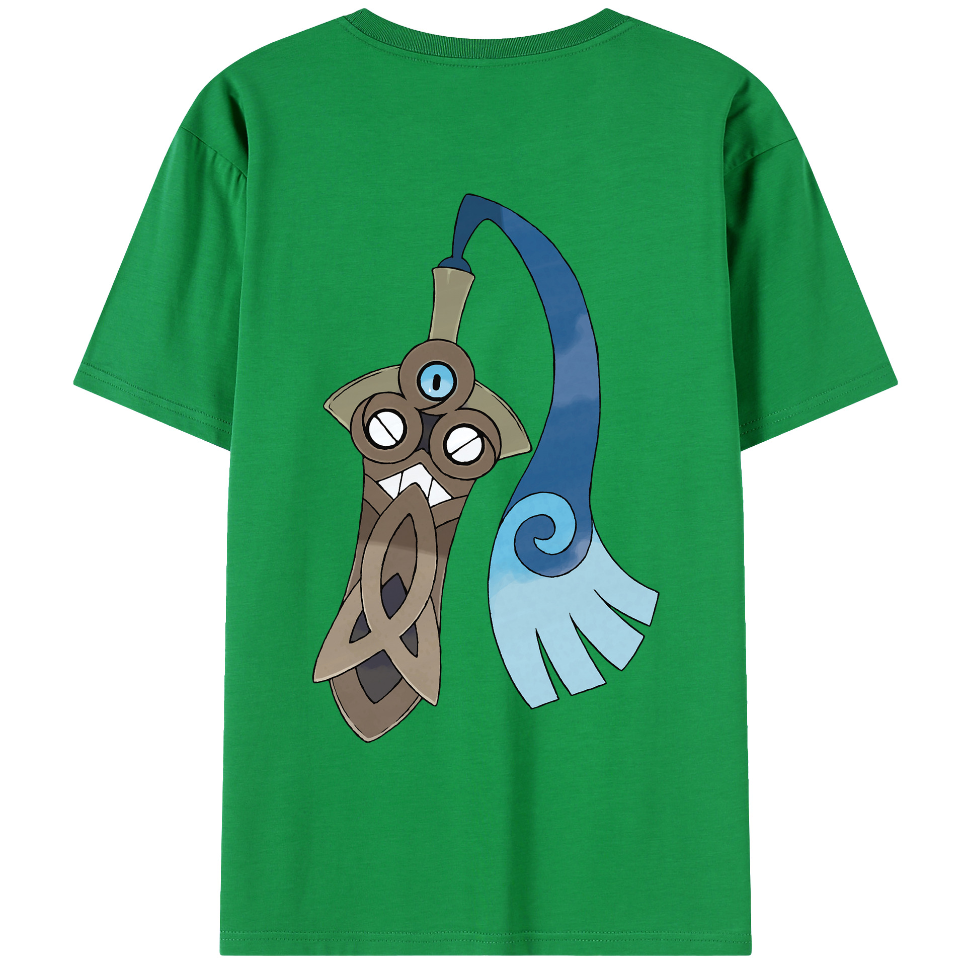 （画像用） ポケットモンスター Pokémon 綿100％ メンズ半袖Tシャツ（バックプリント） 通気性