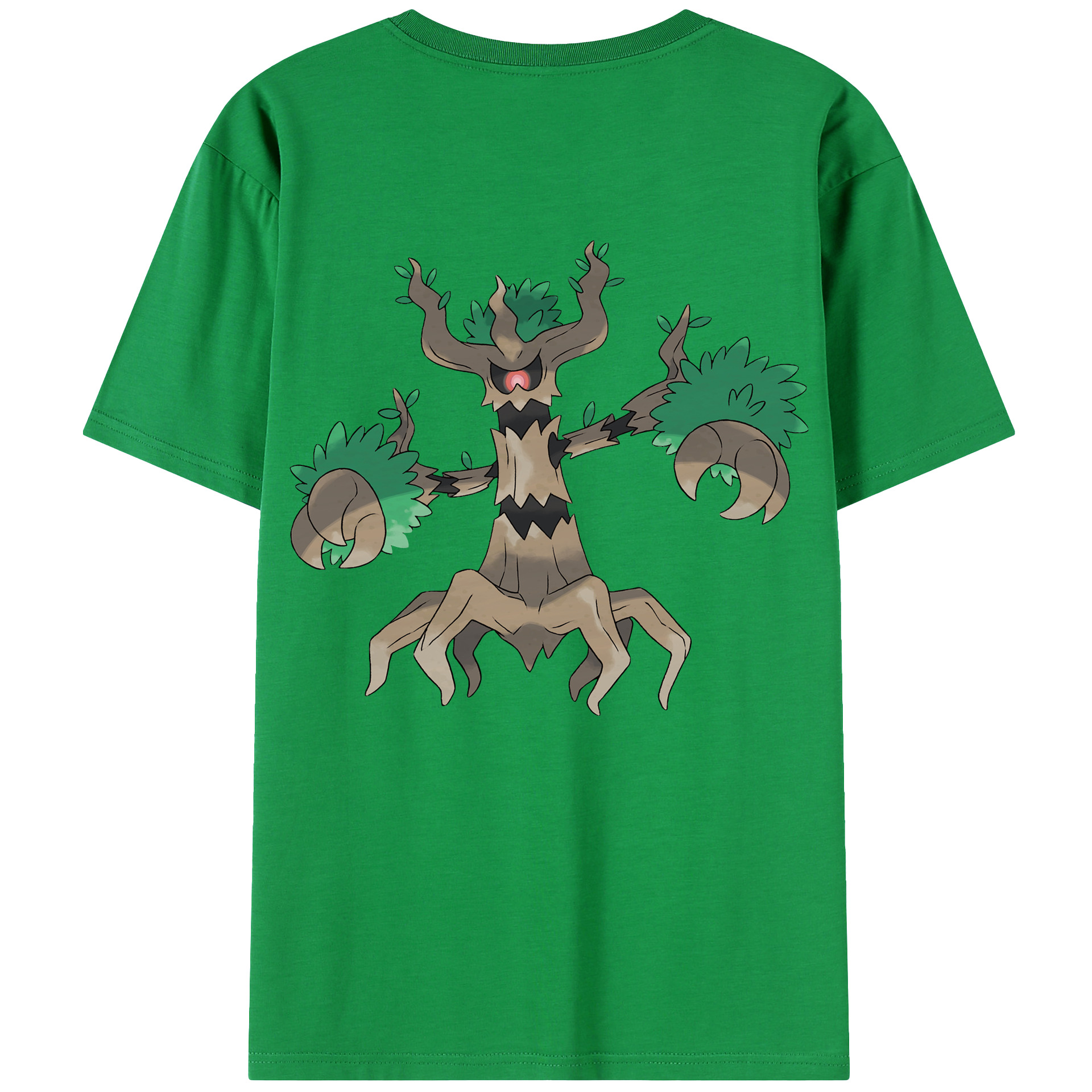 （画像用） ポケットモンスター Pokémon 綿100％ メンズ半袖Tシャツ（バックプリント） 通気性