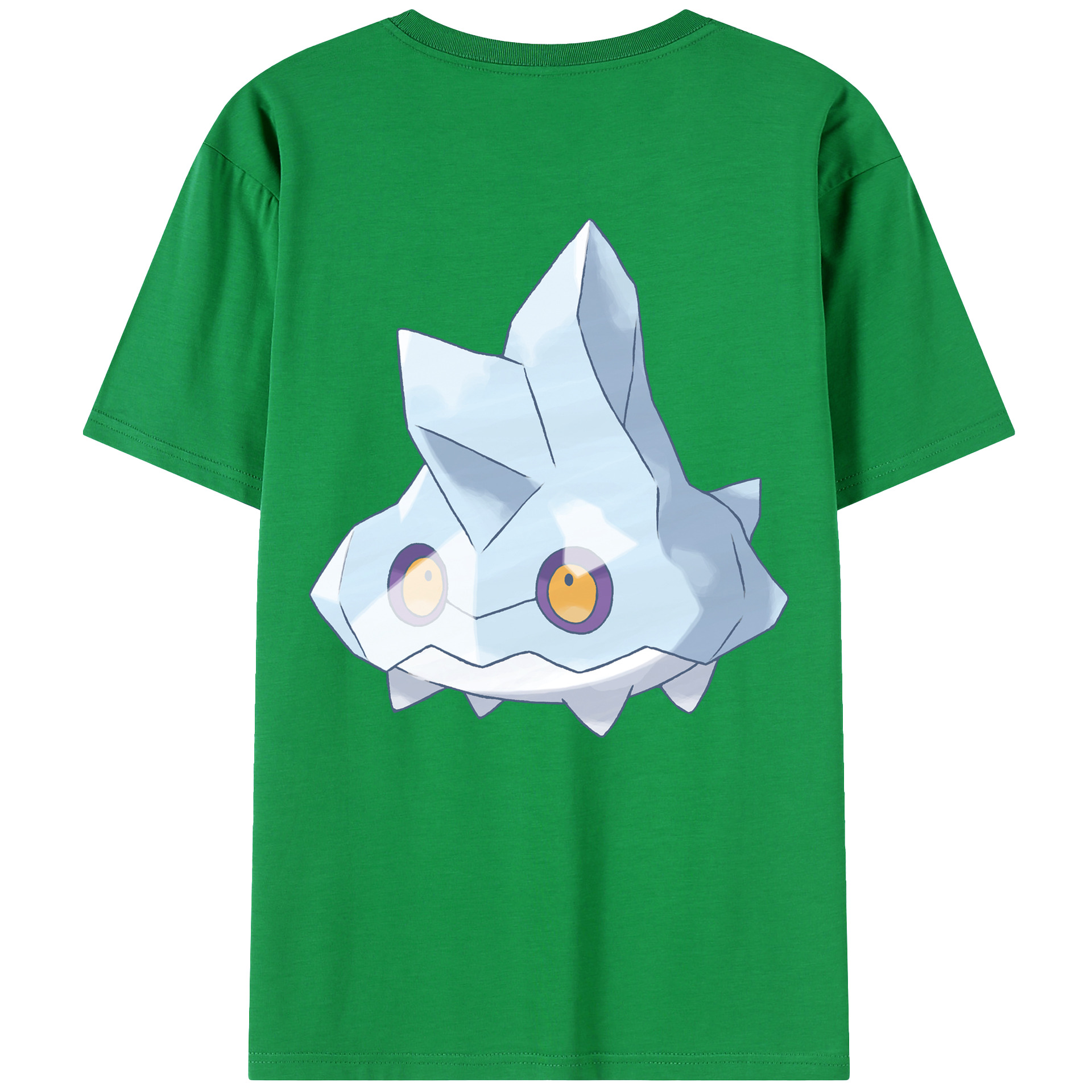 （画像用） ポケットモンスター Pokémon 綿100％ メンズ半袖Tシャツ（バックプリント） 通気性