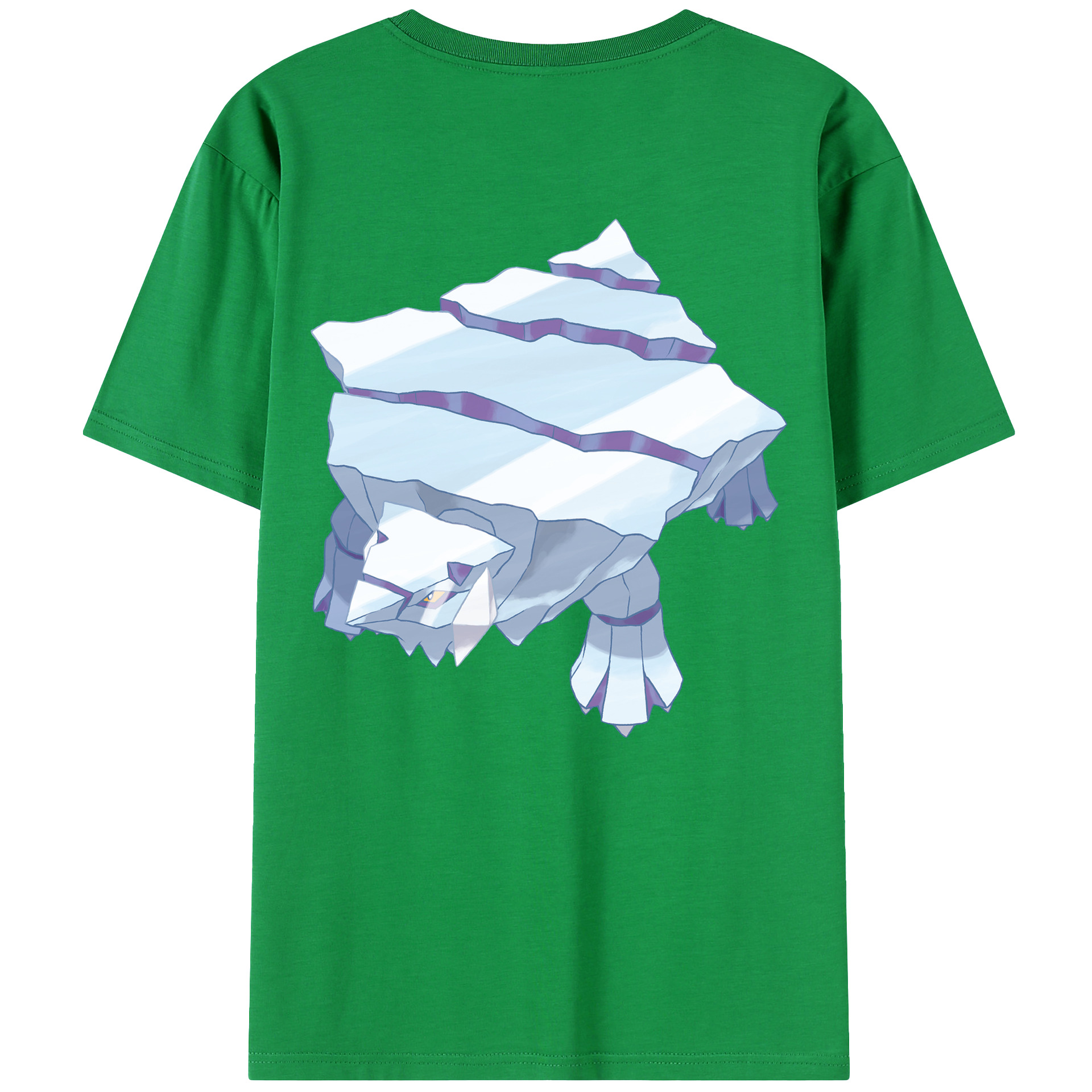 （画像用） ポケットモンスター Pokémon 綿100％ メンズ半袖Tシャツ（バックプリント） 通気性