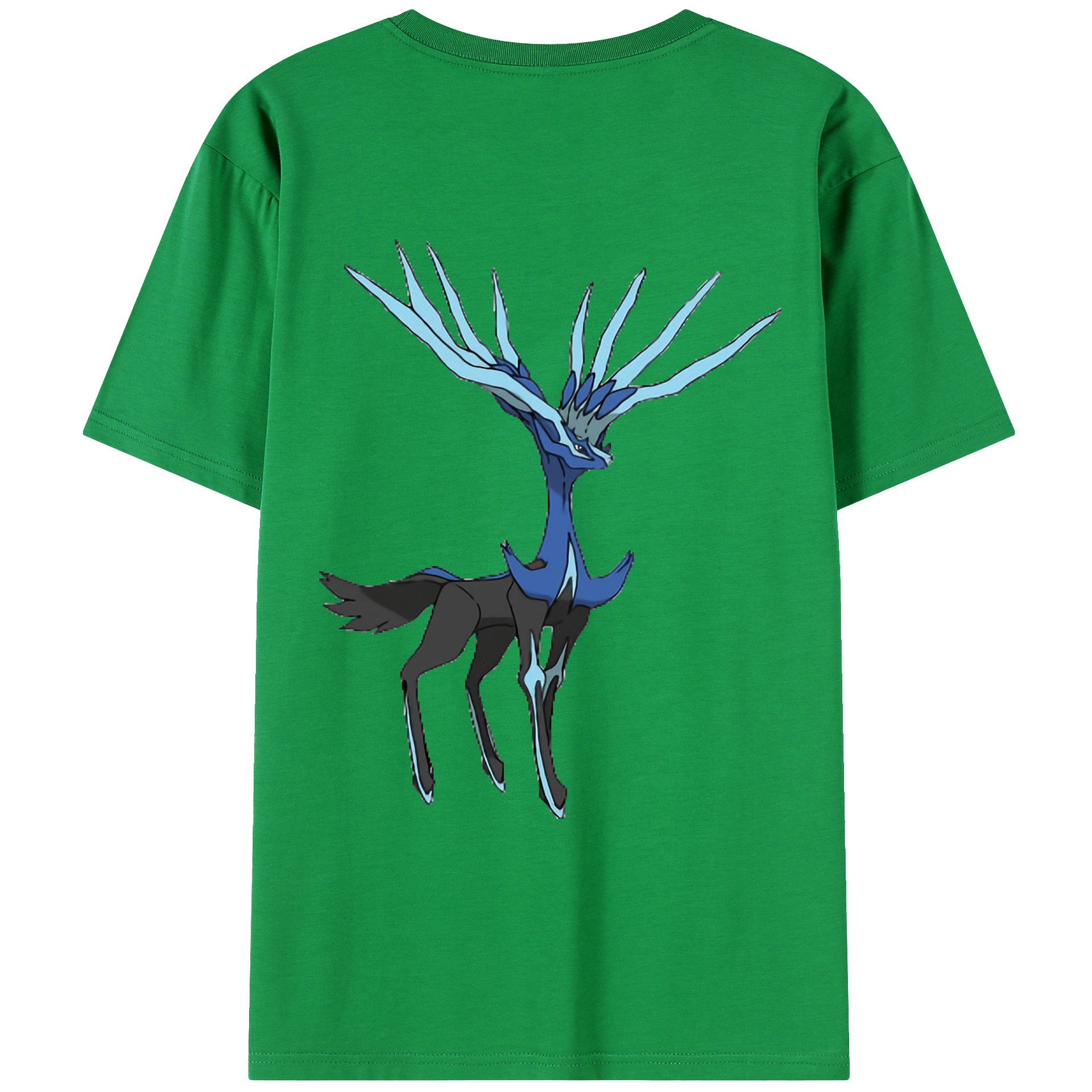 （画像用） ポケットモンスター Pokémon 綿100％ メンズ半袖Tシャツ（バックプリント） 通気性