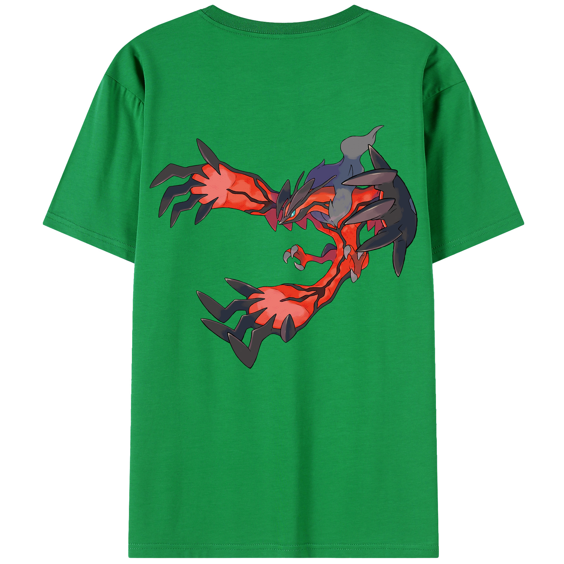 （画像用） ポケットモンスター Pokémon 綿100％ メンズ半袖Tシャツ（バックプリント） 通気性