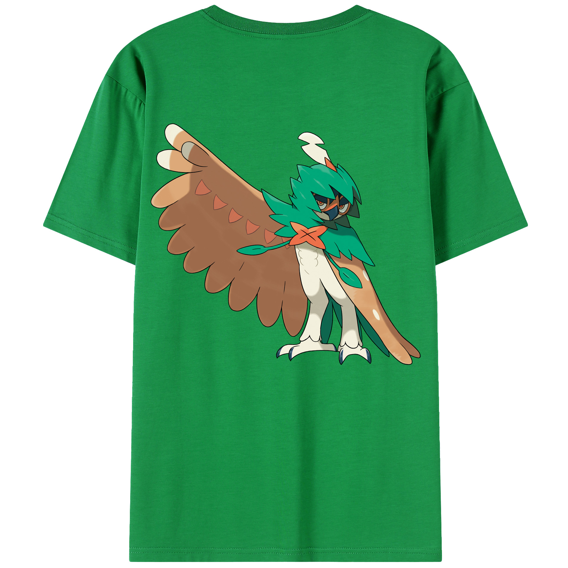 （画像用） ポケットモンスター Pokémon 綿100％ メンズ半袖Tシャツ（バックプリント） 通気性