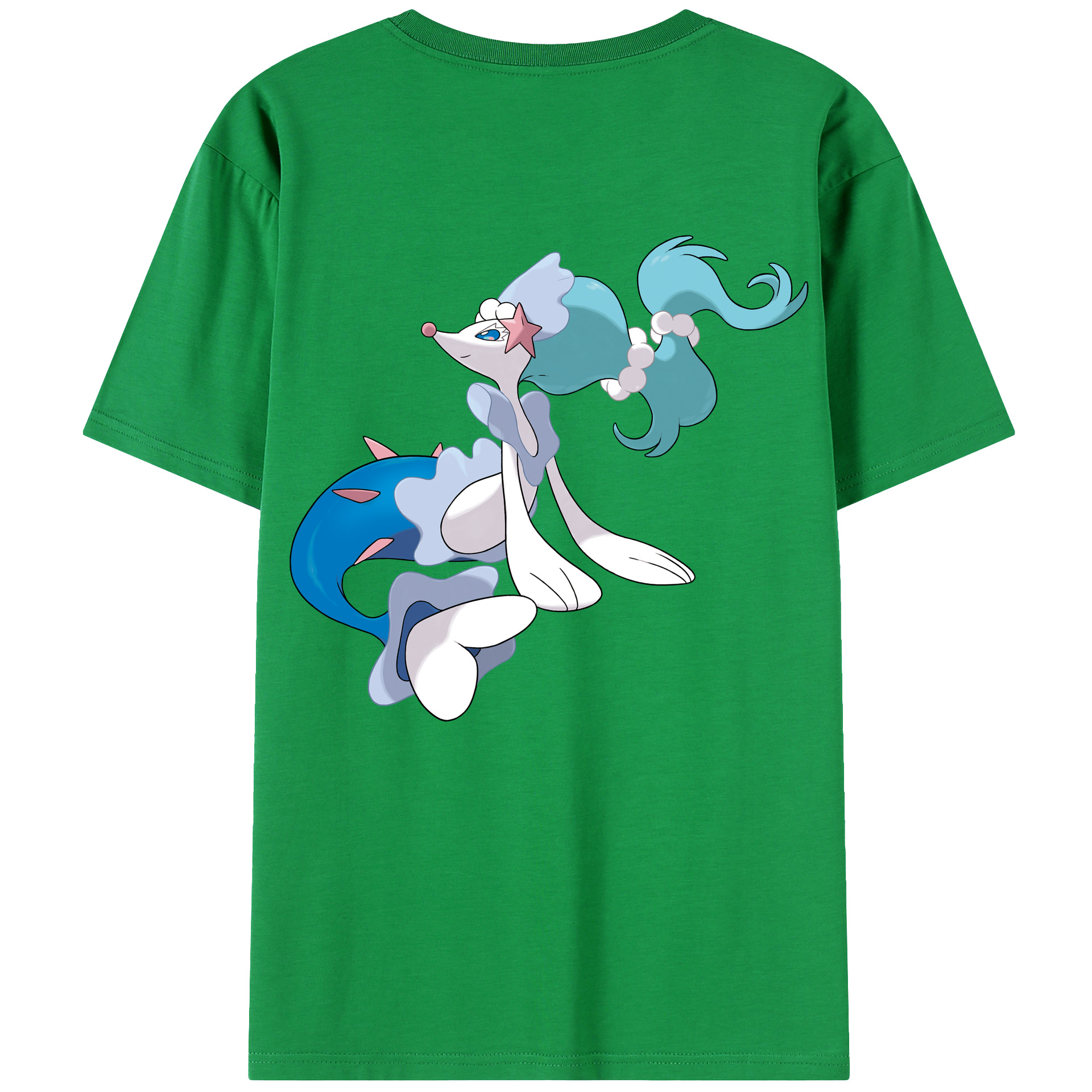 （画像用） ポケットモンスター Pokémon 綿100％ メンズ半袖Tシャツ（バックプリント） 通気性