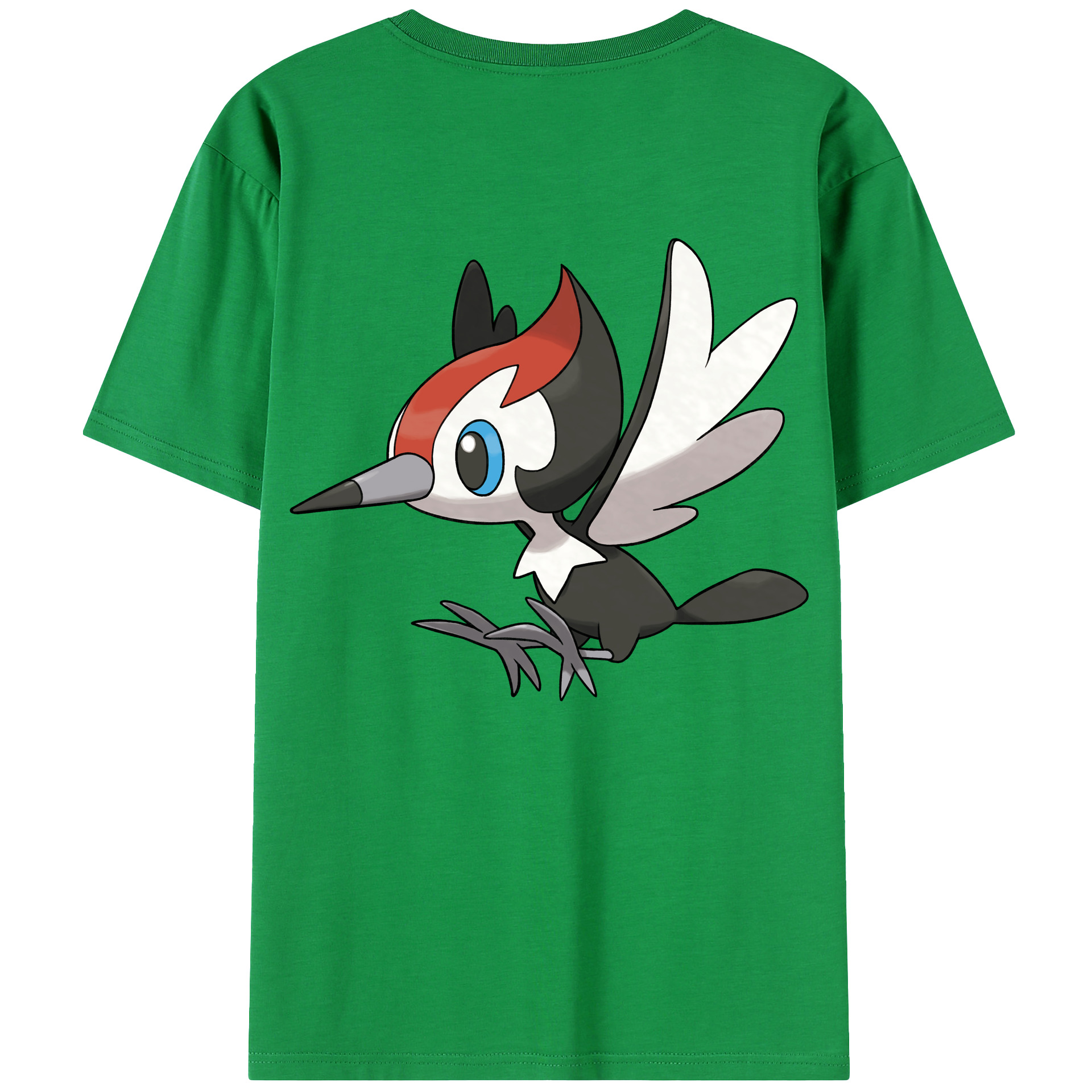 （画像用） ポケットモンスター Pokémon 綿100％ メンズ半袖Tシャツ（バックプリント） 通気性