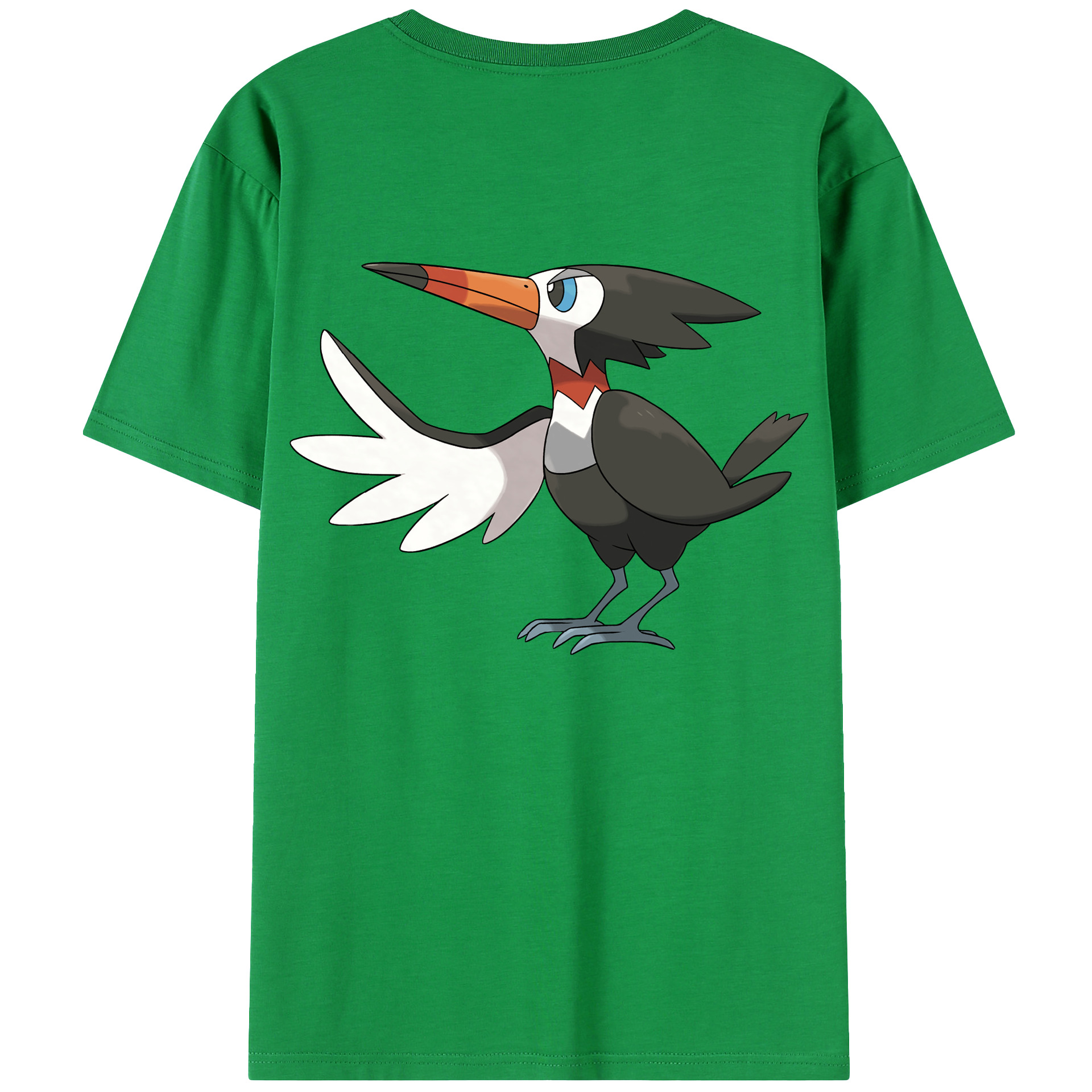 （画像用） ポケットモンスター Pokémon 綿100％ メンズ半袖Tシャツ（バックプリント） 通気性