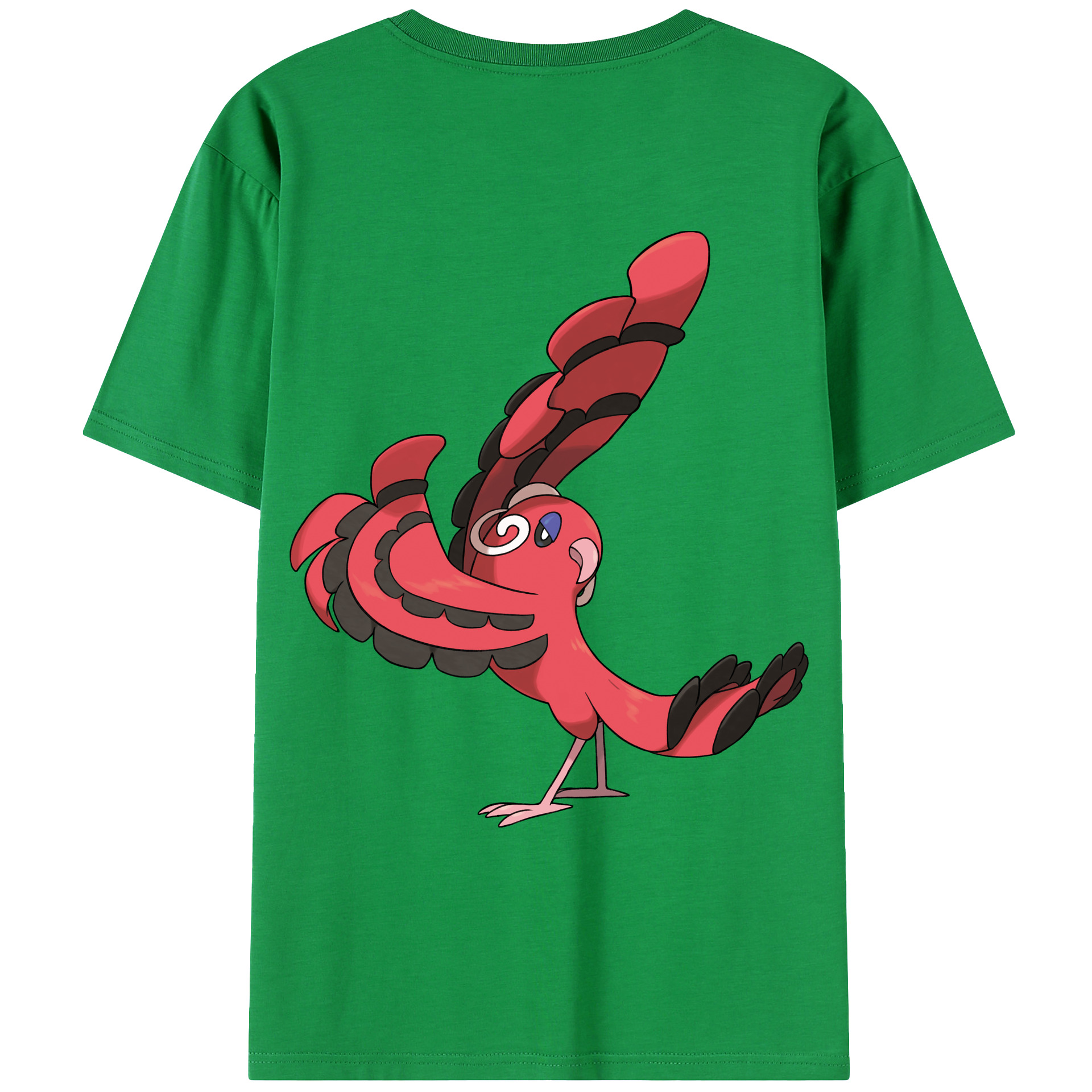 （画像用） ポケットモンスター Pokémon 綿100％ メンズ半袖Tシャツ（バックプリント） 通気性