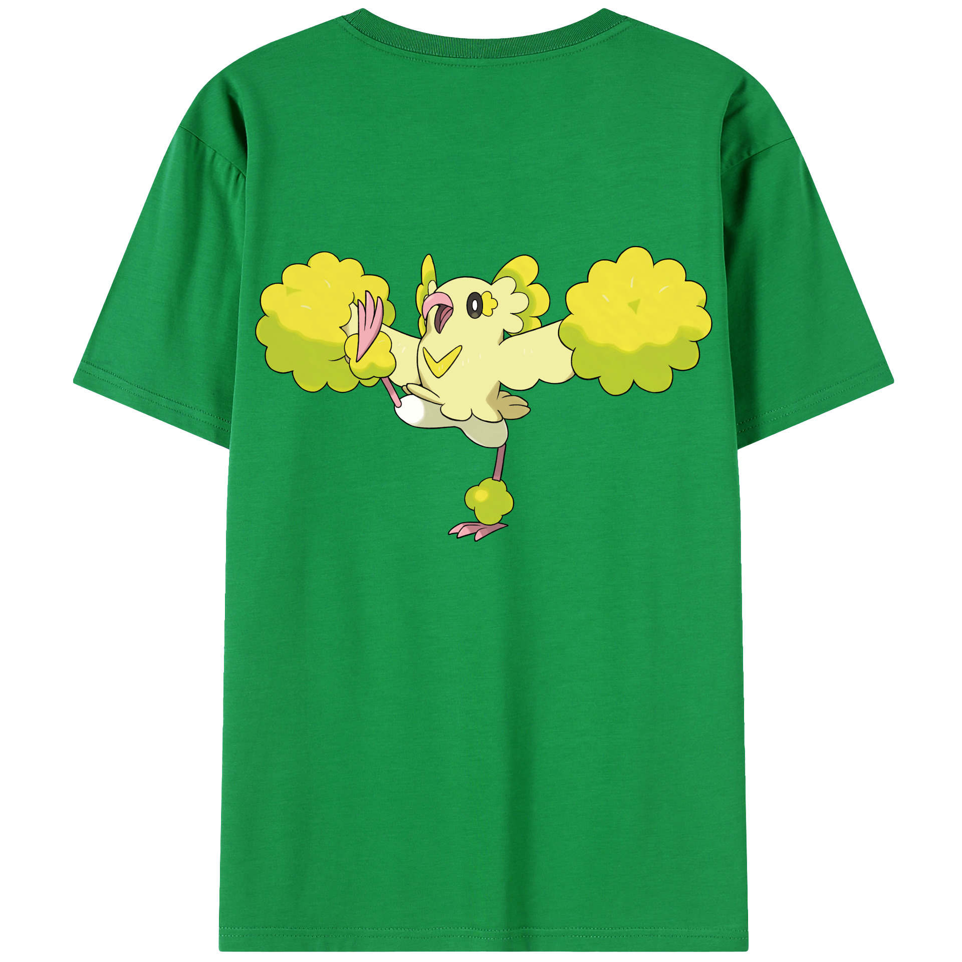 （画像用） ポケットモンスター Pokémon 綿100％ メンズ半袖Tシャツ（バックプリント） 通気性