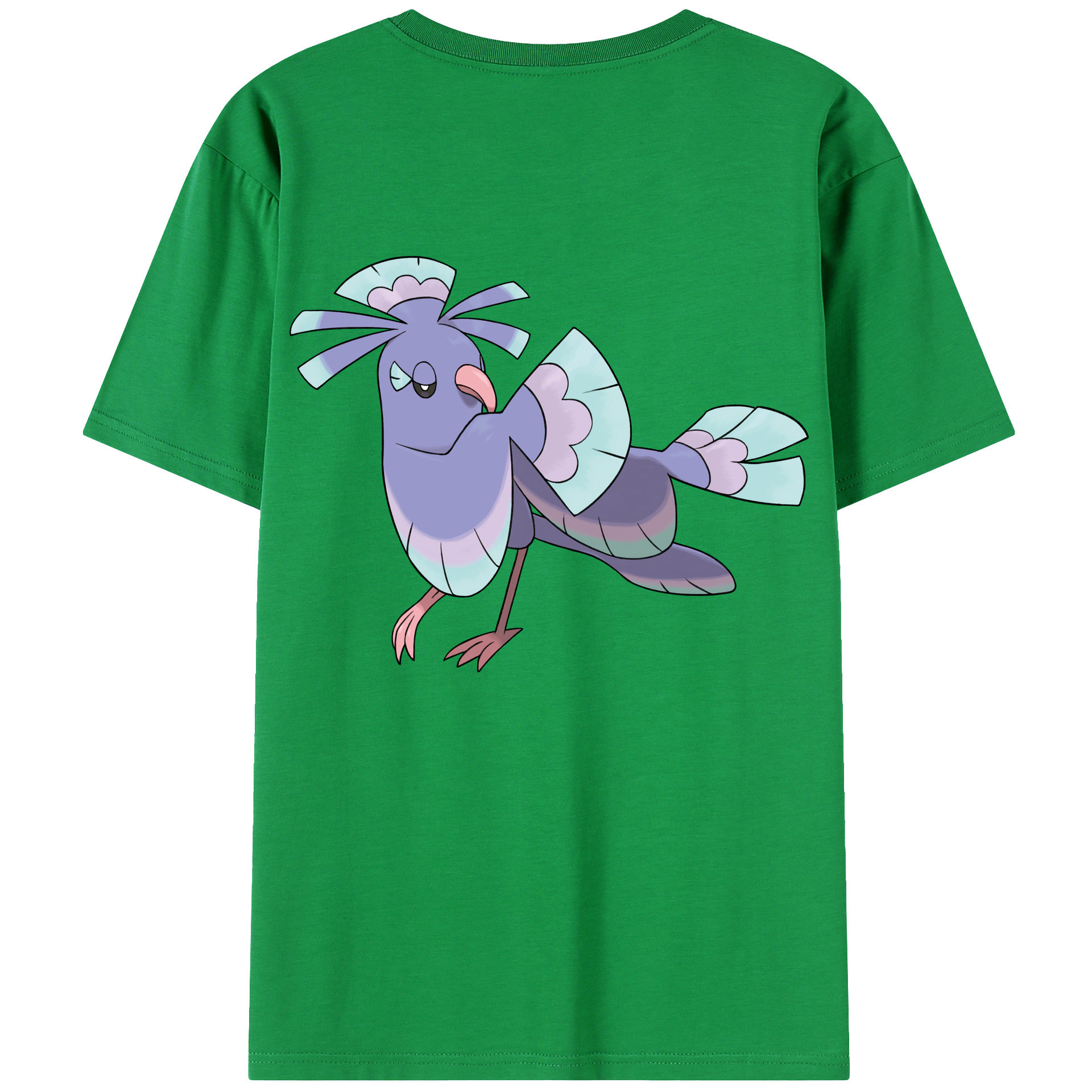 （画像用） ポケットモンスター Pokémon 綿100％ メンズ半袖Tシャツ（バックプリント） 通気性