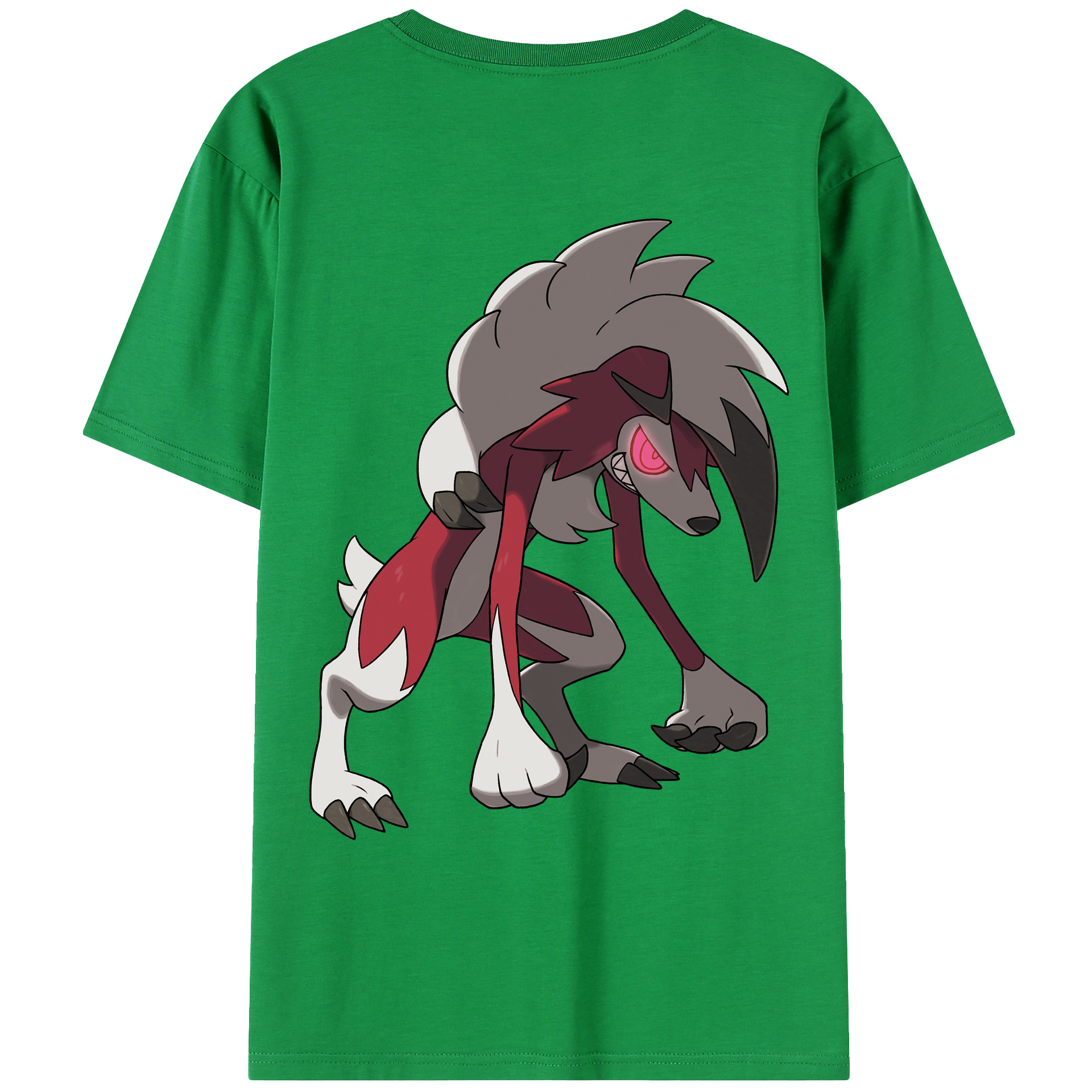 （画像用） ポケットモンスター Pokémon 綿100％ メンズ半袖Tシャツ（バックプリント） 通気性