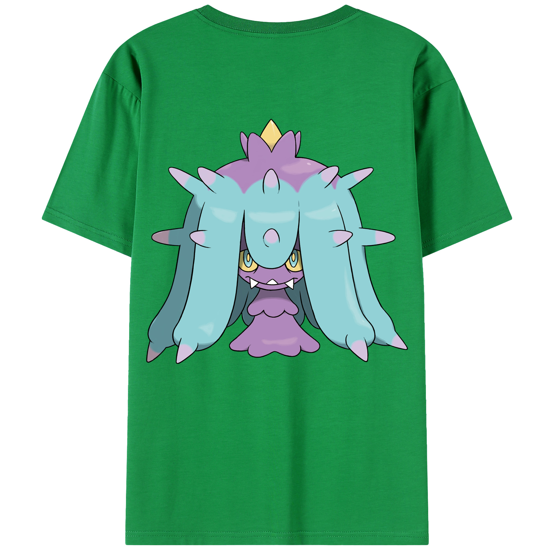 （画像用） ポケットモンスター Pokémon 綿100％ メンズ半袖Tシャツ（バックプリント） 通気性