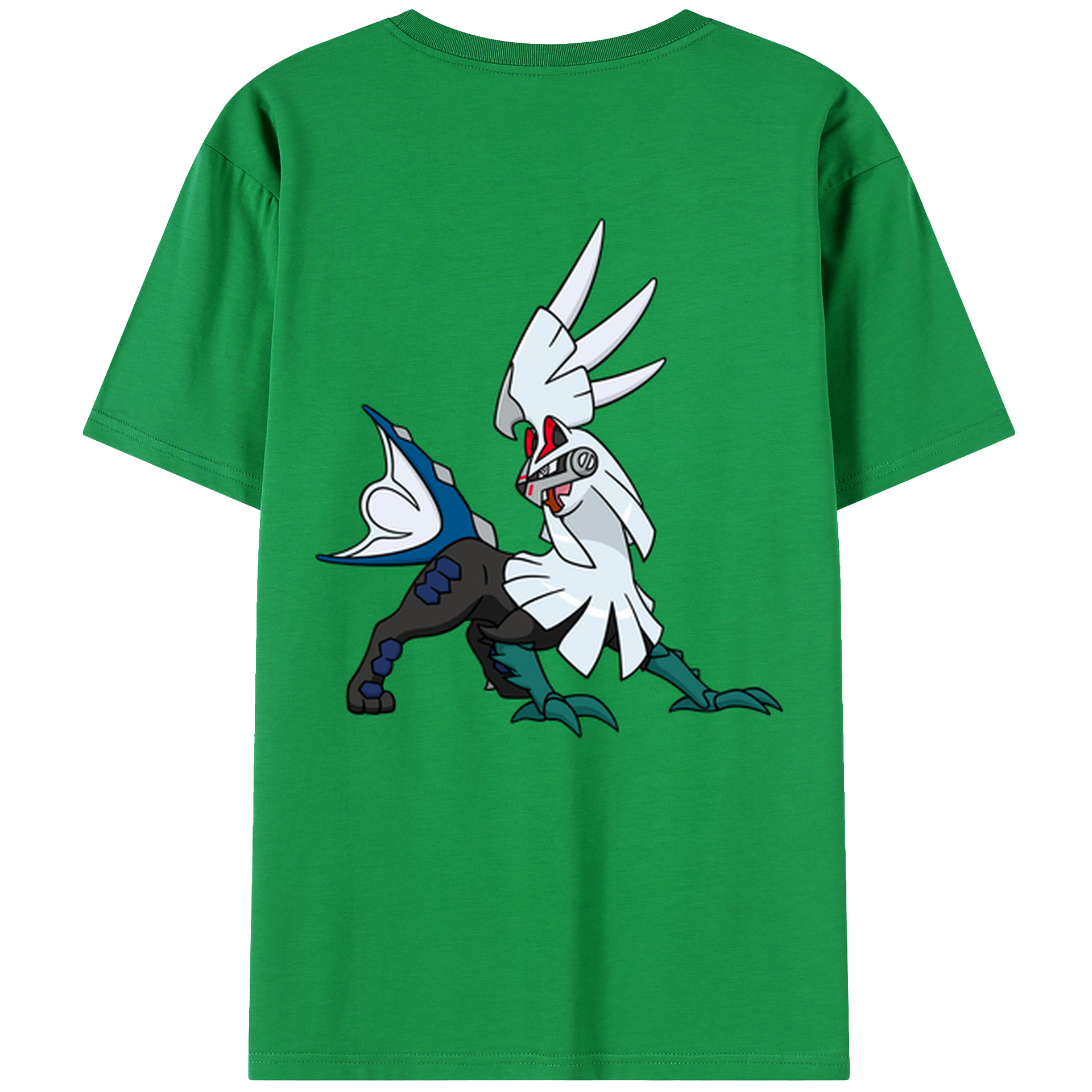 （画像用） ポケットモンスター Pokémon 綿100％ メンズ半袖Tシャツ（バックプリント） 通気性