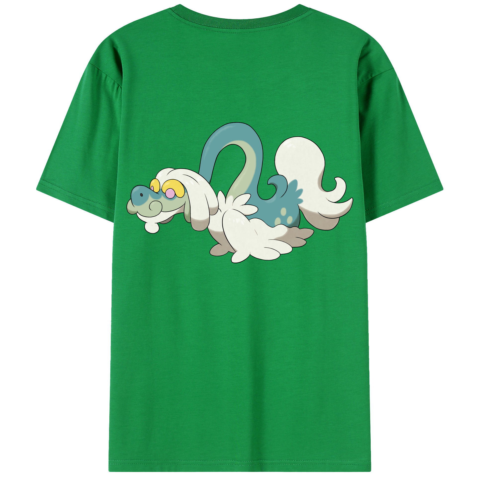 （画像用） ポケットモンスター Pokémon 綿100％ メンズ半袖Tシャツ（バックプリント） 通気性
