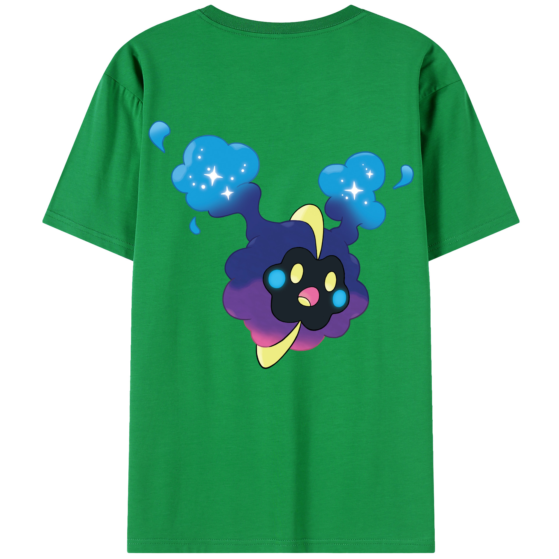 （画像用） ポケットモンスター Pokémon 綿100％ メンズ半袖Tシャツ（バックプリント） 通気性
