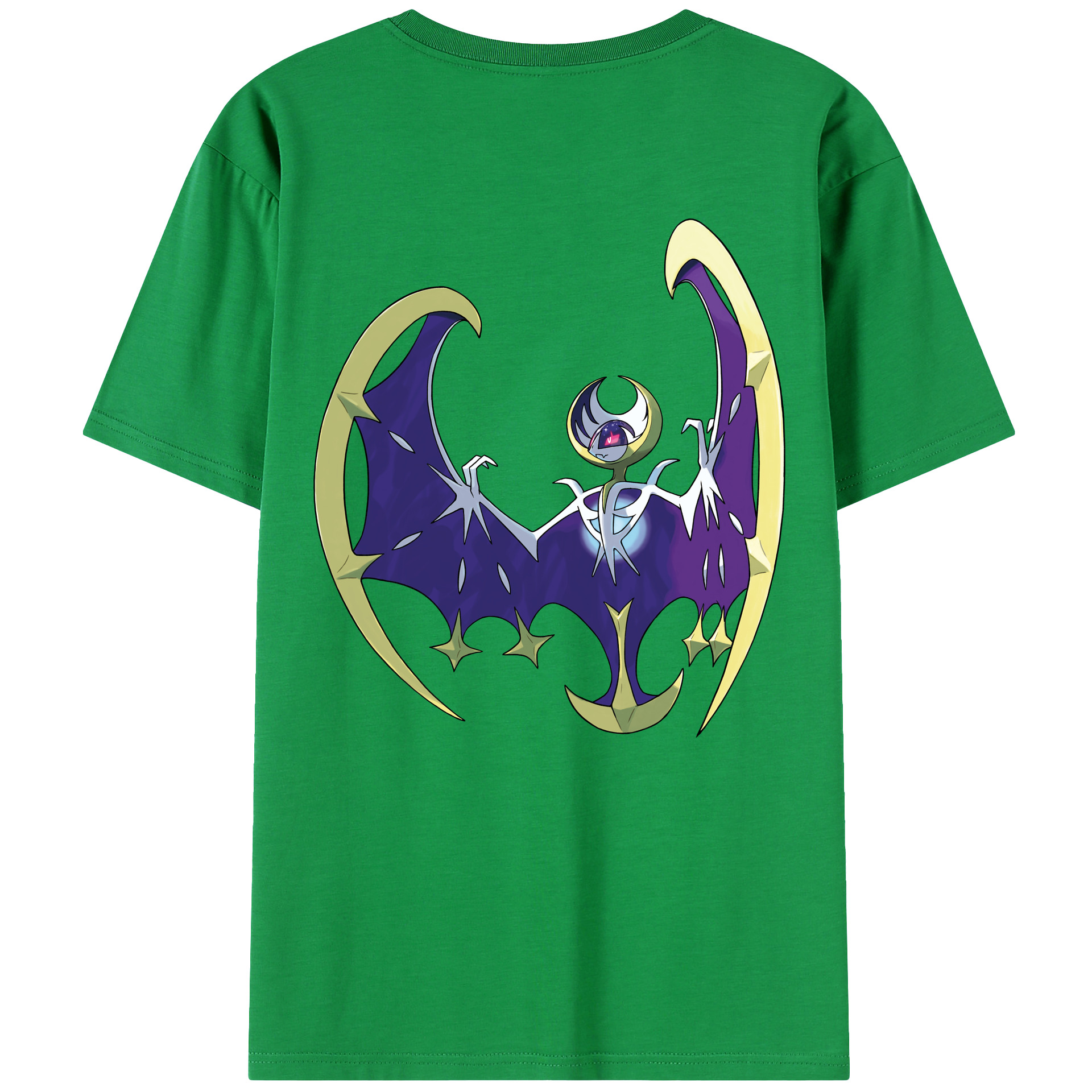 （画像用） ポケットモンスター Pokémon 綿100％ メンズ半袖Tシャツ（バックプリント） 通気性