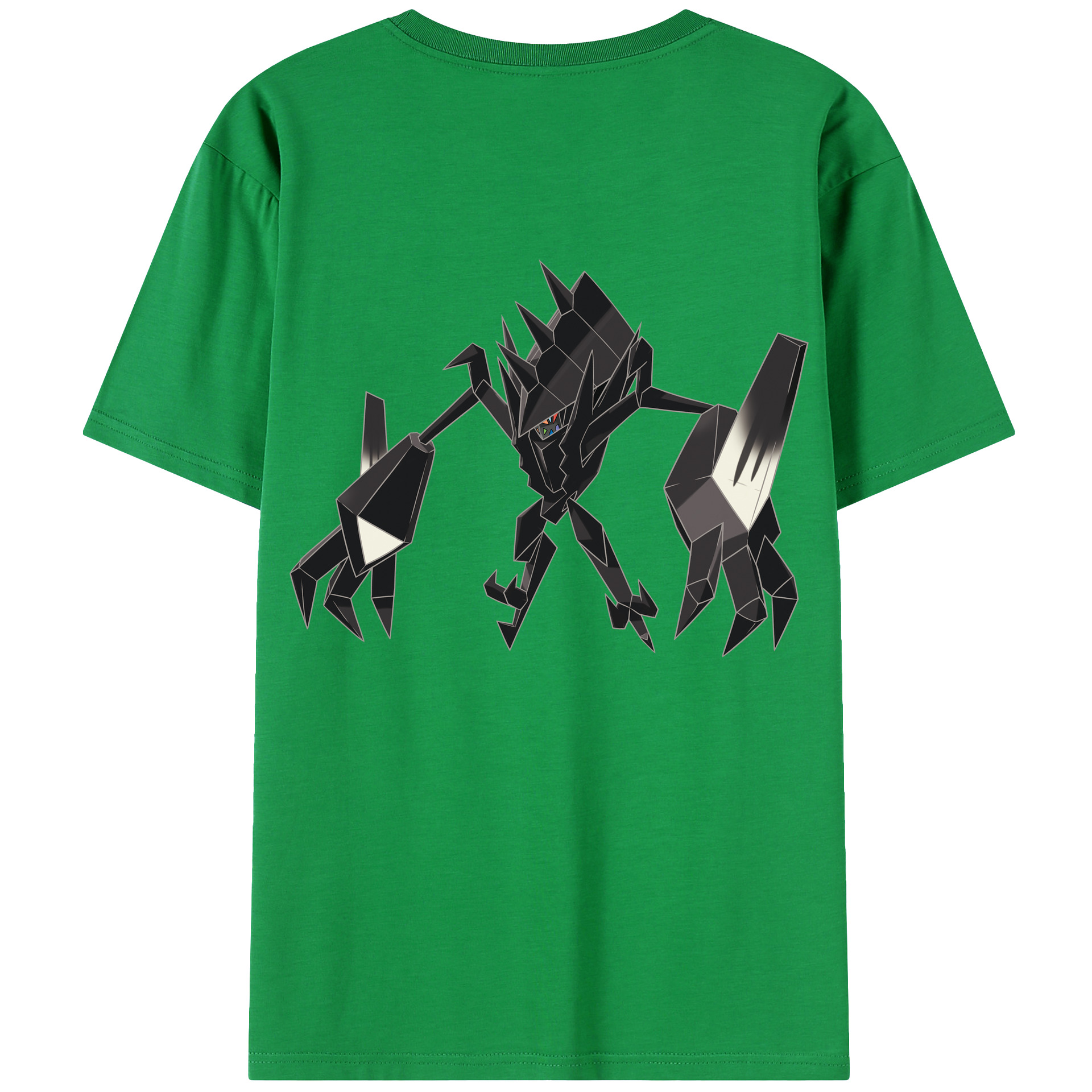 （画像用） ポケットモンスター Pokémon 綿100％ メンズ半袖Tシャツ（バックプリント） 通気性