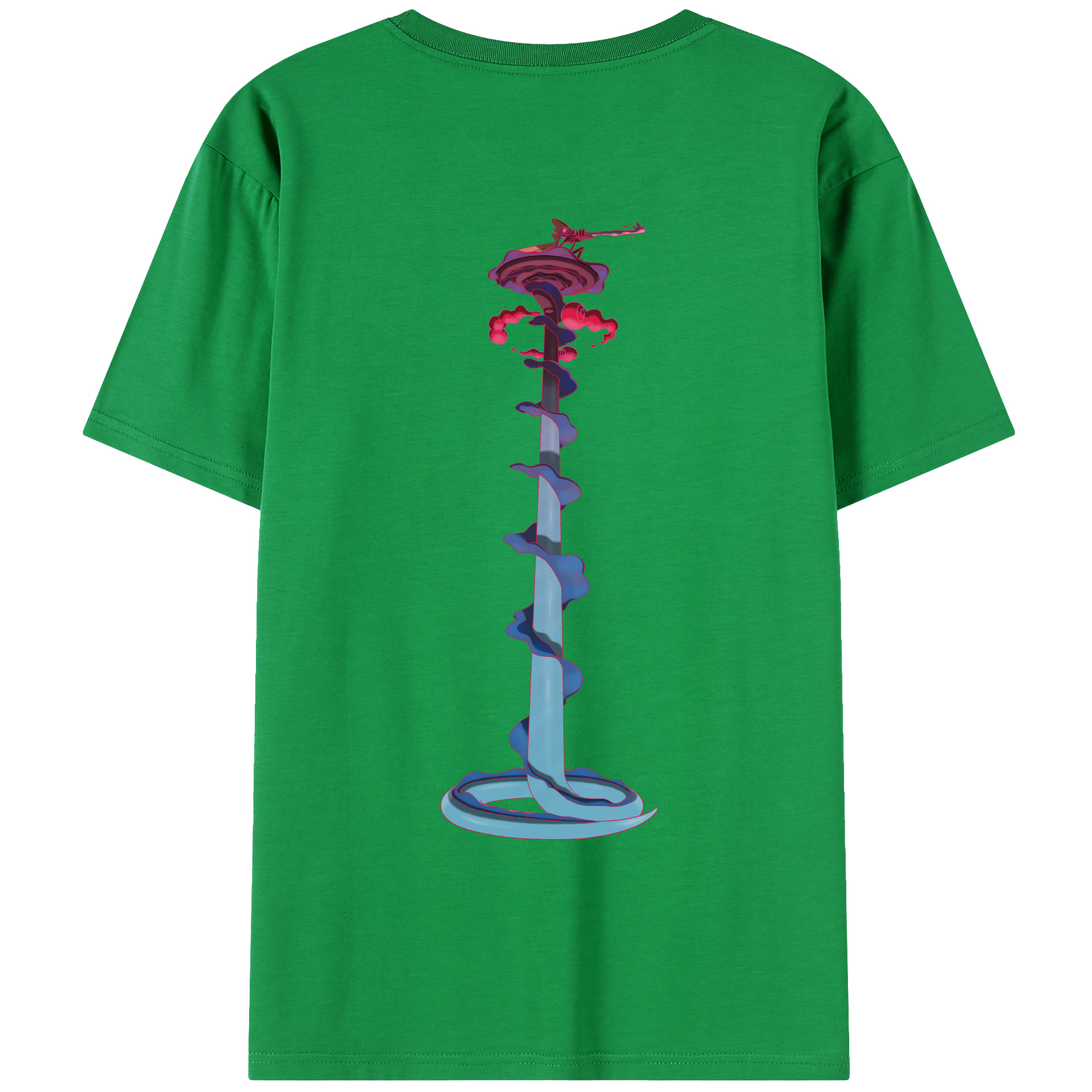 （画像用） ポケットモンスター Pokémon 綿100％ メンズ半袖Tシャツ（バックプリント） 通気性