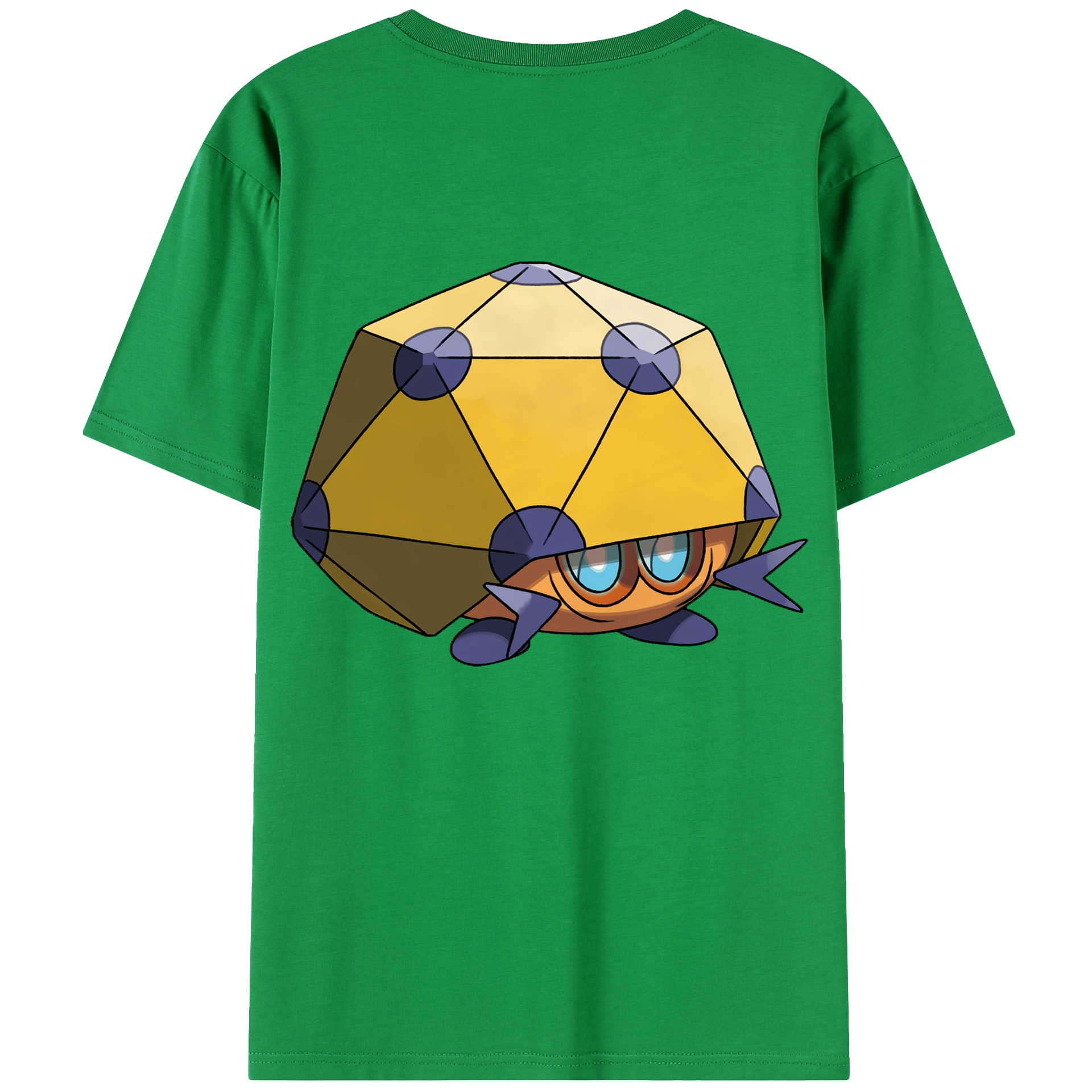 （画像用） ポケットモンスター Pokémon 綿100％ メンズ半袖Tシャツ（バックプリント） 通気性