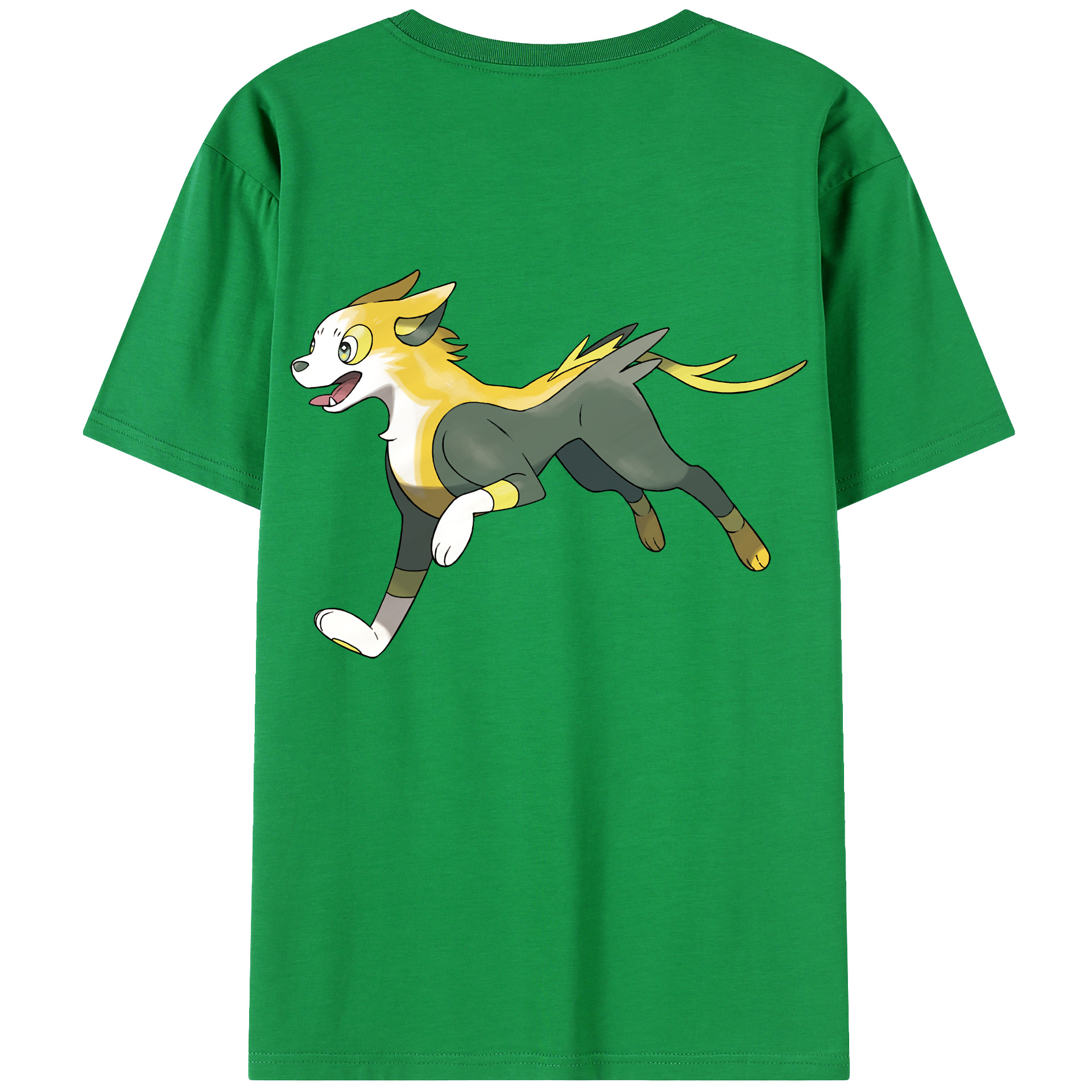 （画像用） ポケットモンスター Pokémon 綿100％ メンズ半袖Tシャツ（バックプリント） 通気性
