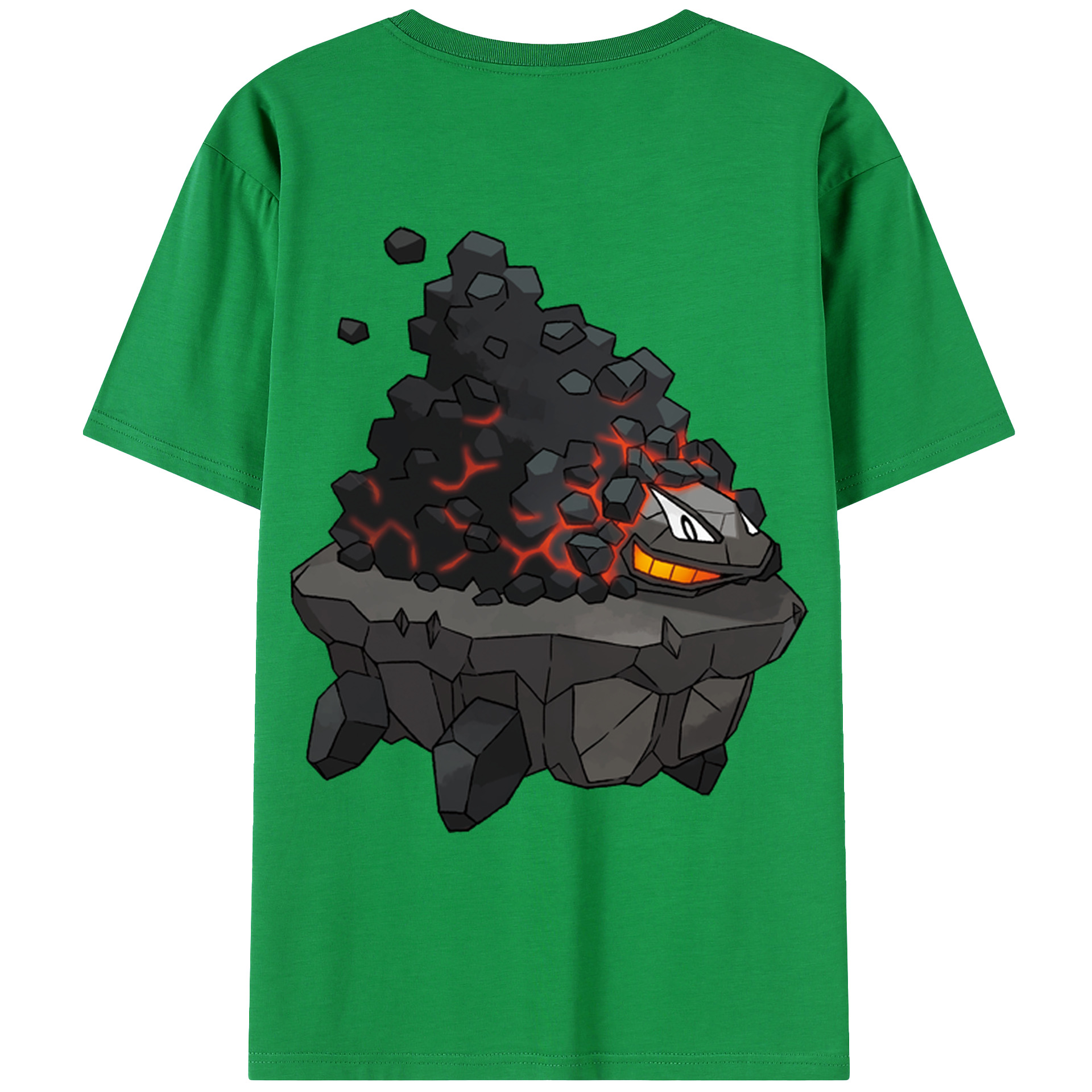 （画像用） ポケットモンスター Pokémon 綿100％ メンズ半袖Tシャツ（バックプリント） 通気性