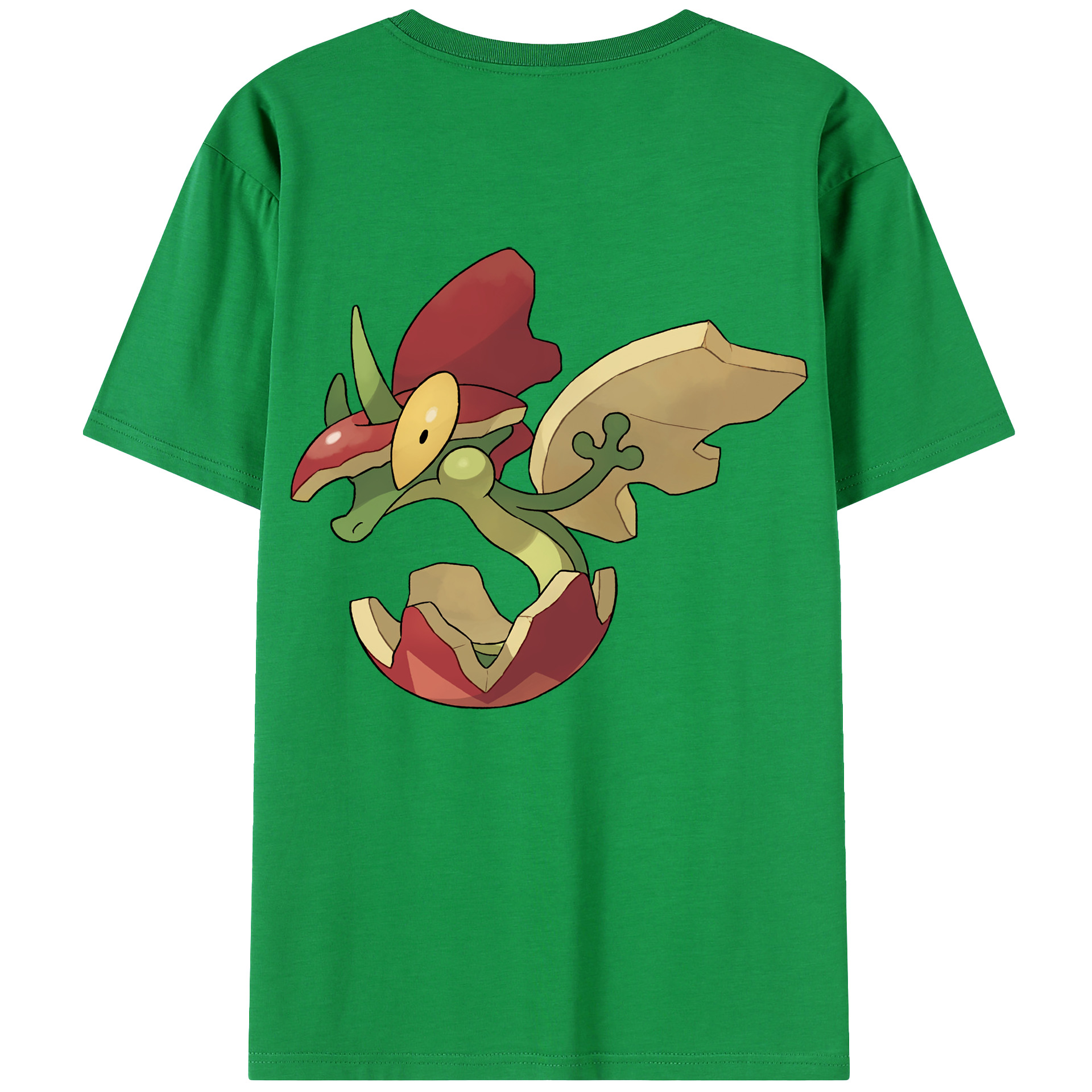 （画像用） ポケットモンスター Pokémon 綿100％ メンズ半袖Tシャツ（バックプリント） 通気性