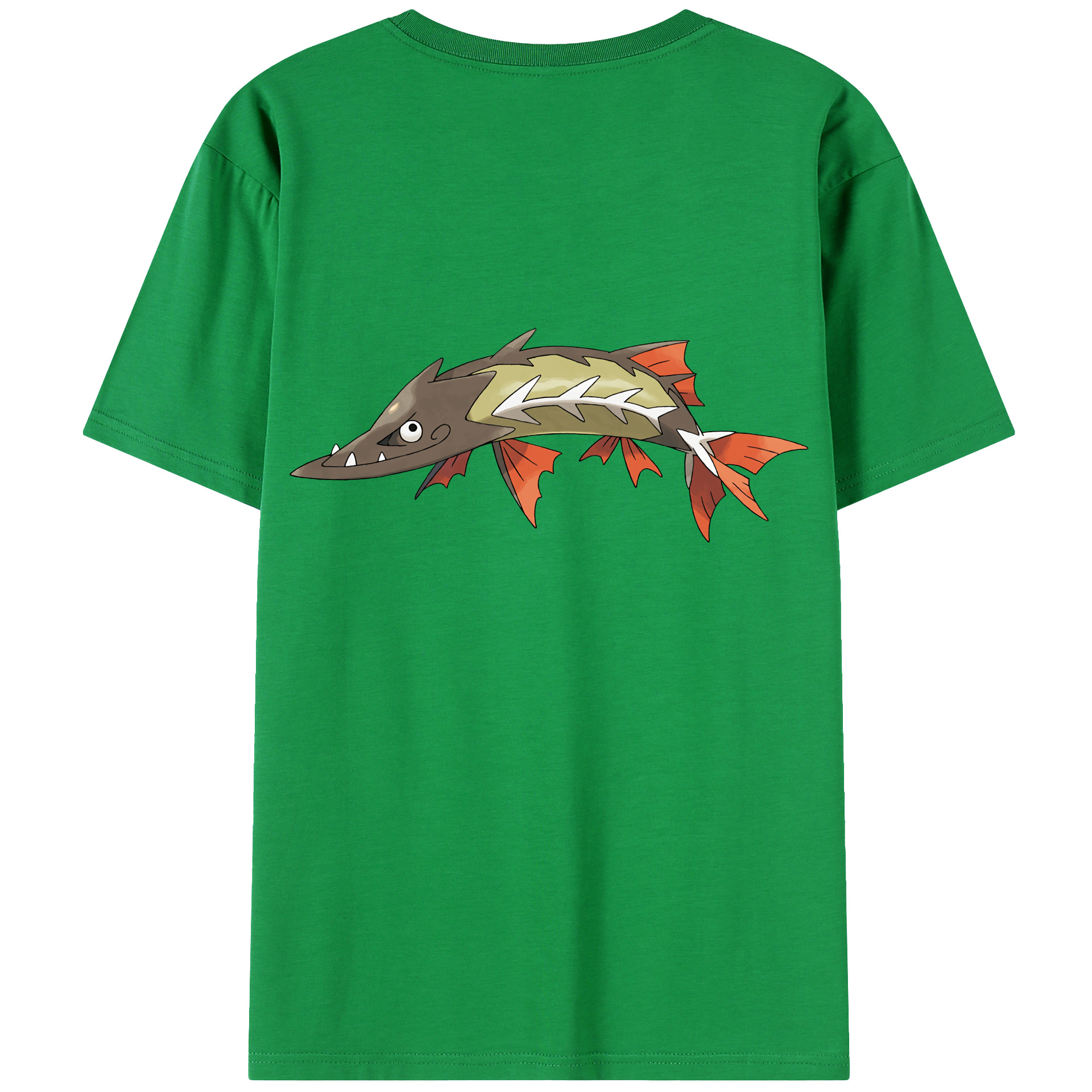 （画像用） ポケットモンスター Pokémon 綿100％ メンズ半袖Tシャツ（バックプリント） 通気性