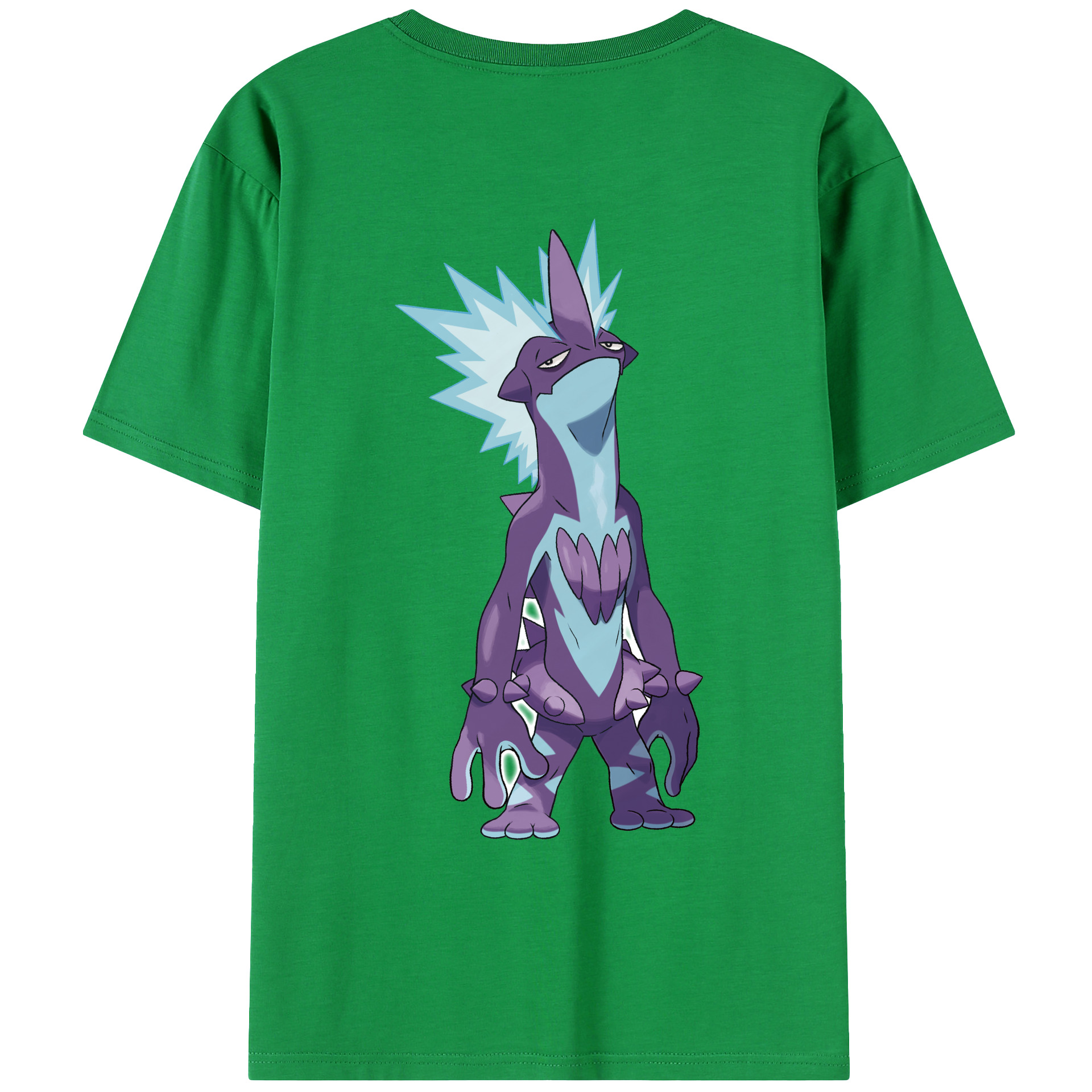 （画像用） ポケットモンスター Pokémon 綿100％ メンズ半袖Tシャツ（バックプリント） 通気性