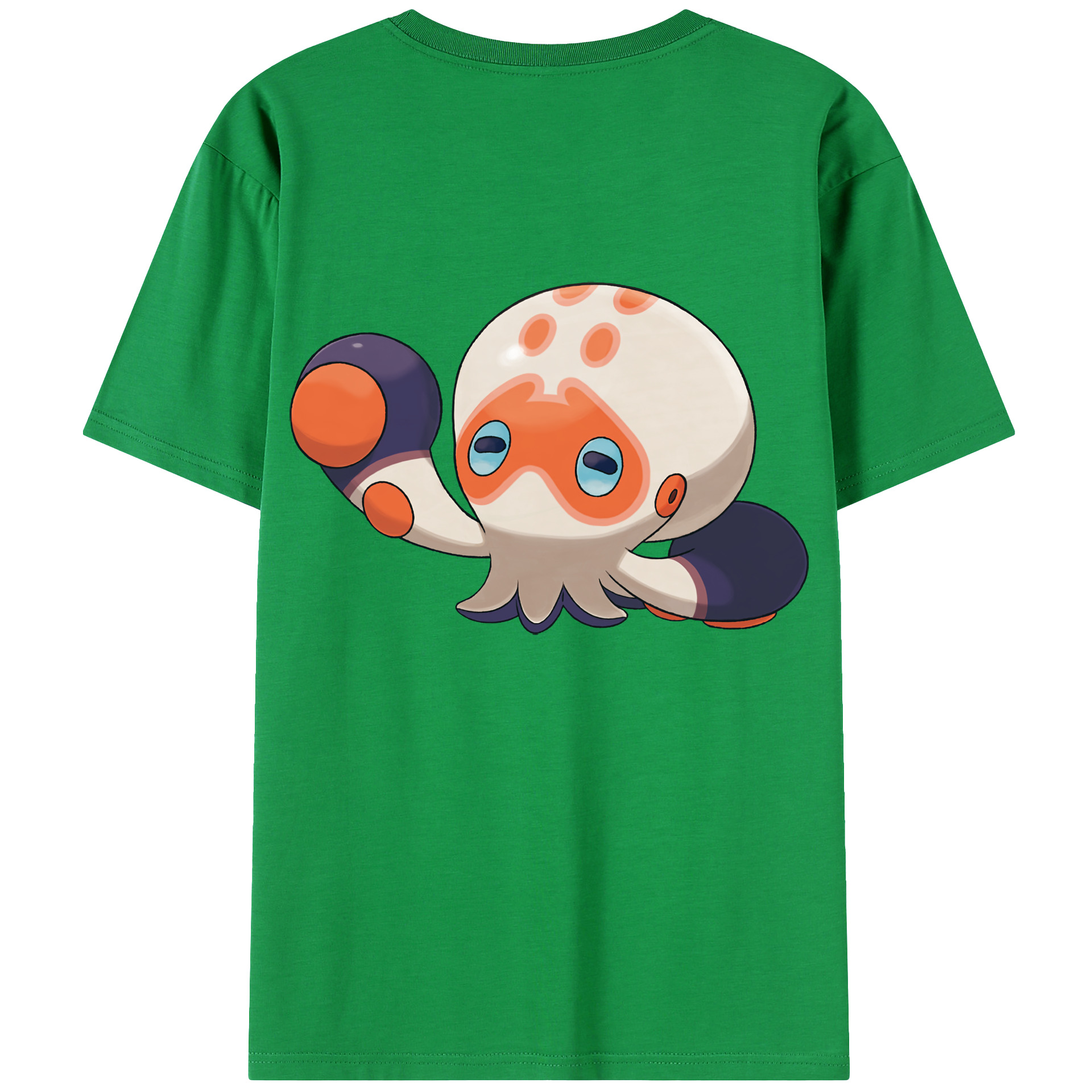 （画像用） ポケットモンスター Pokémon 綿100％ メンズ半袖Tシャツ（バックプリント） 通気性