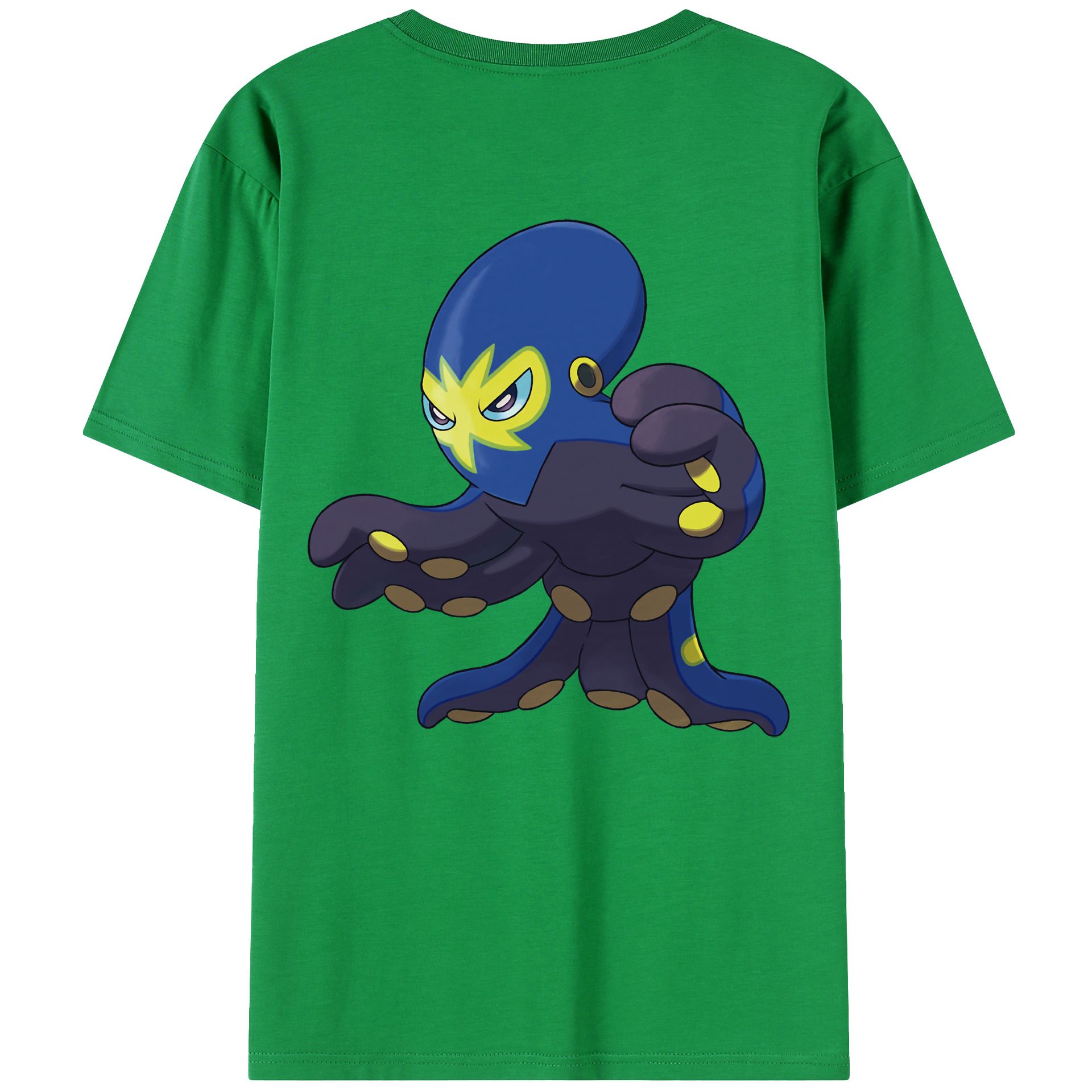 （画像用） ポケットモンスター Pokémon 綿100％ メンズ半袖Tシャツ（バックプリント） 通気性