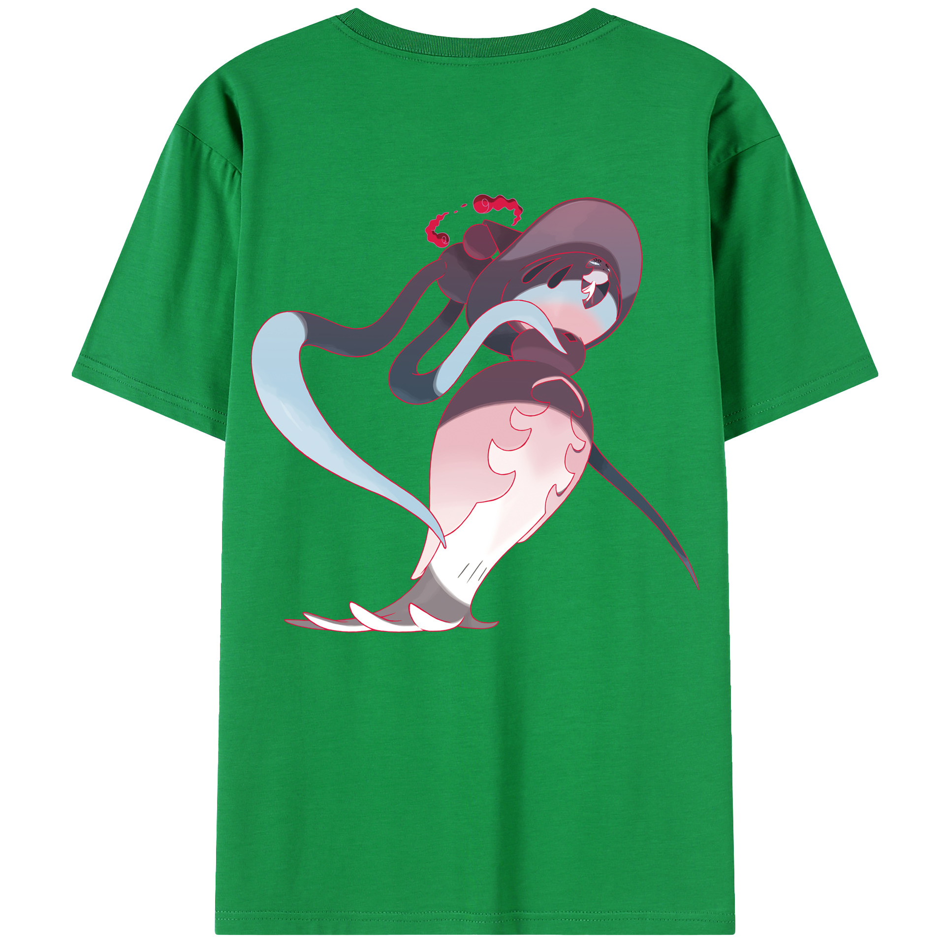 （画像用） ポケットモンスター Pokémon 綿100％ メンズ半袖Tシャツ（バックプリント） 通気性