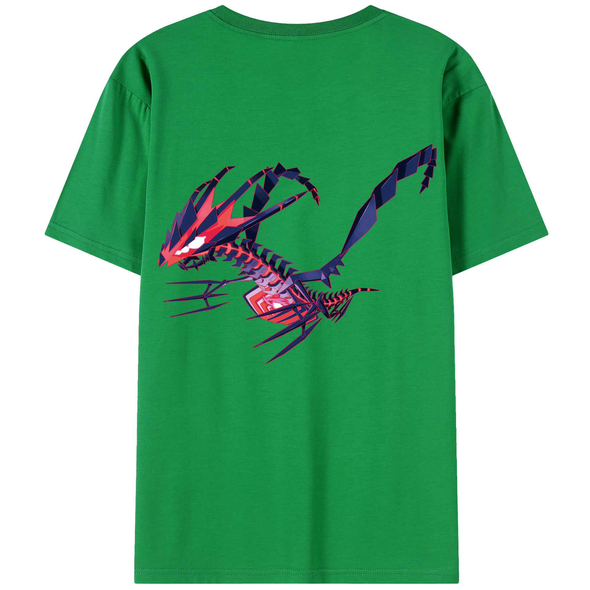 （画像用） ポケットモンスター Pokémon 綿100％ メンズ半袖Tシャツ（バックプリント） 通気性