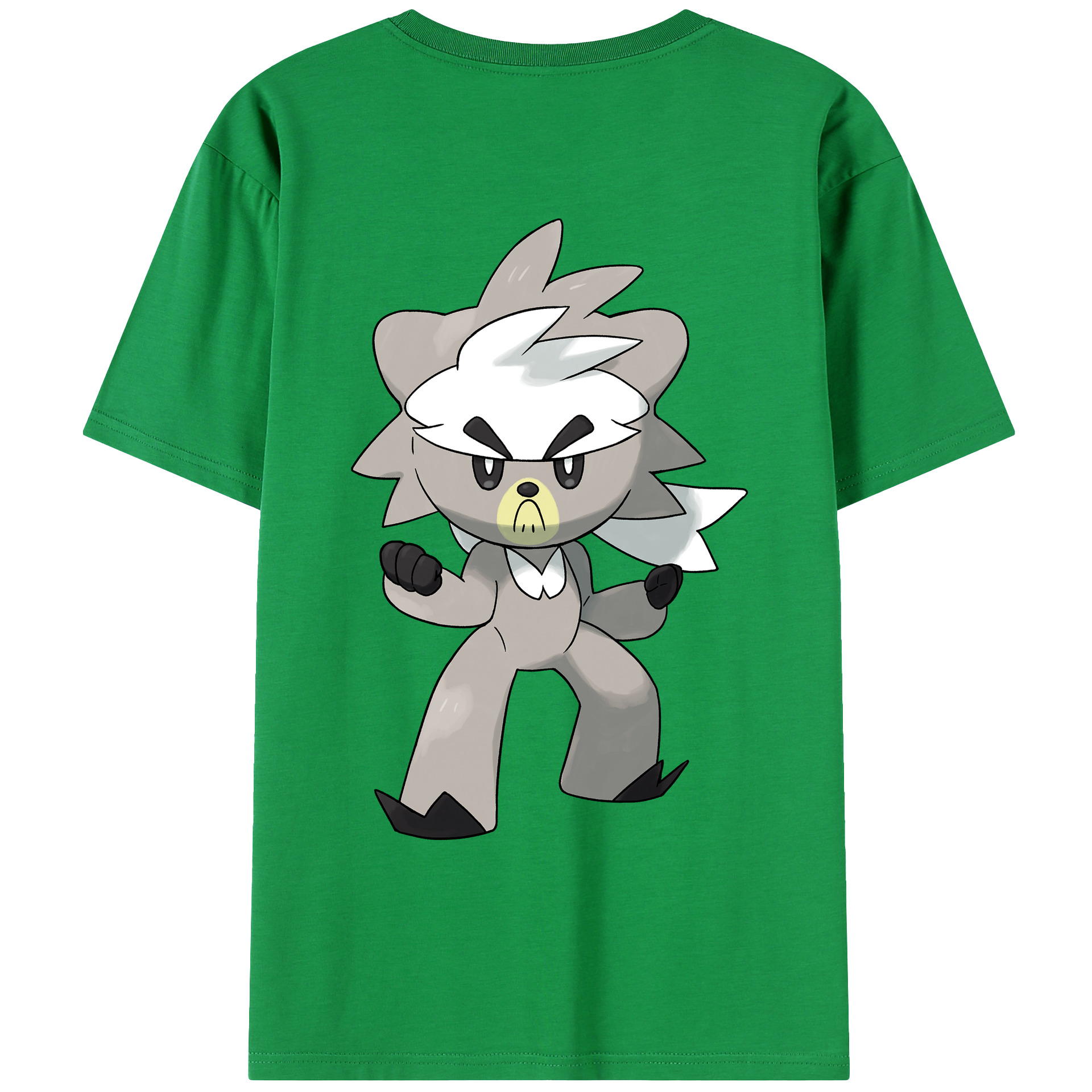 （画像用） ポケットモンスター Pokémon 綿100％ メンズ半袖Tシャツ（バックプリント） 通気性